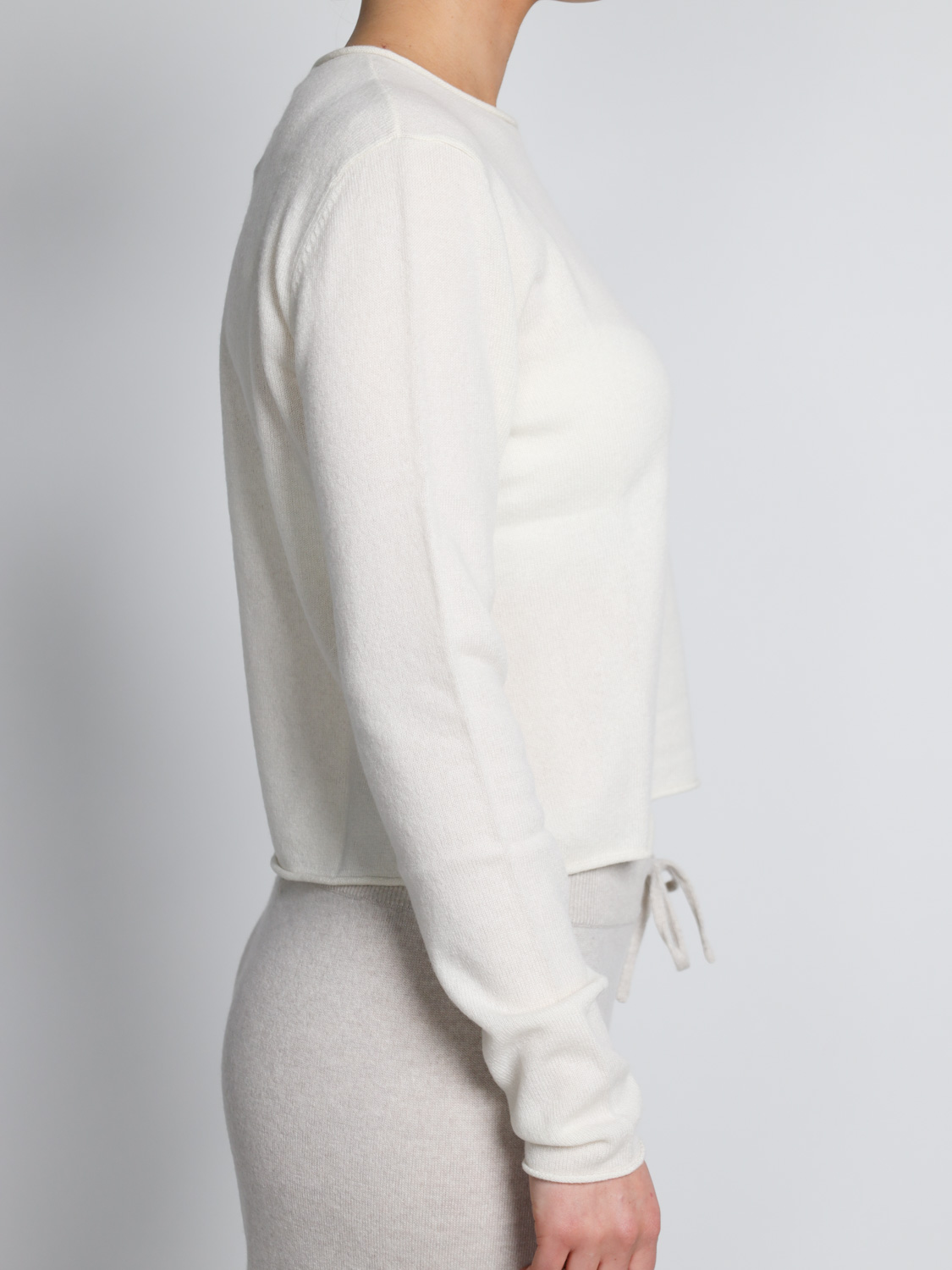 Lisa Yang Ida – shirt made of cashmere   creme S/M