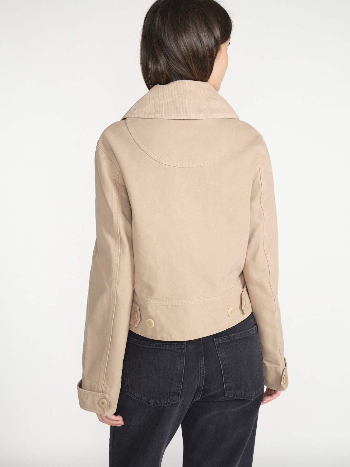 JW Anderson Cropped Workear Jacke  beige 34