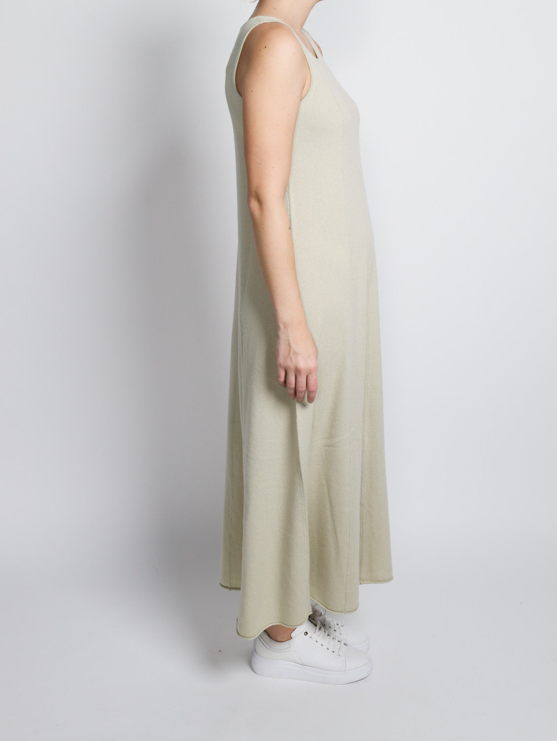 Extreme Cashmere N° 386 Elisa Short - Cashmere maxi dress   creme One Size