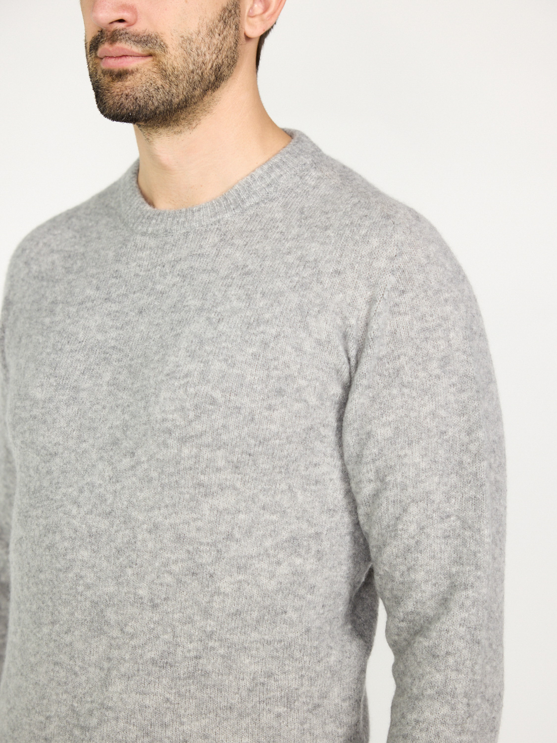 Stephan Boya Michael sweater made of cashmere  grey M