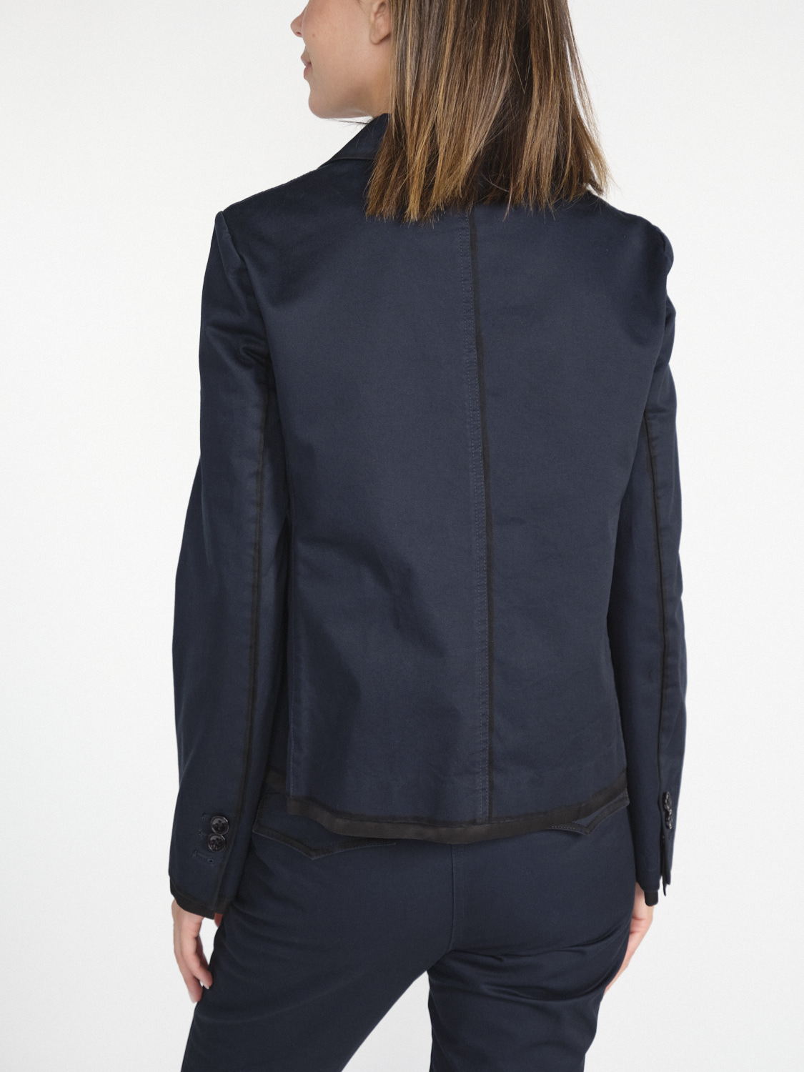 Dorothee Schumacher Perfect Match Jacket - Short blazer made of cotton  marine XS