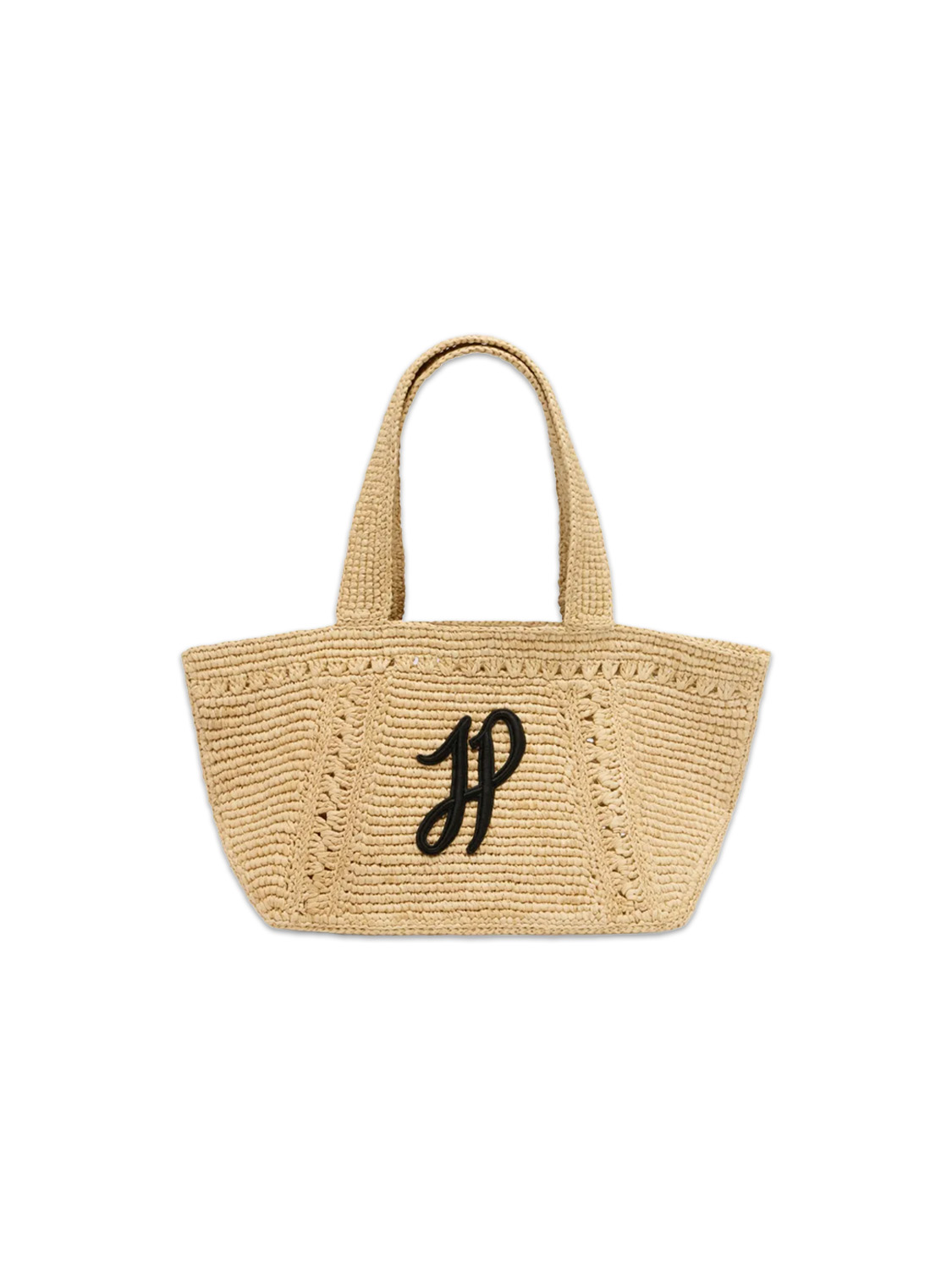 Small JP monogram trapeze-design tote bag 