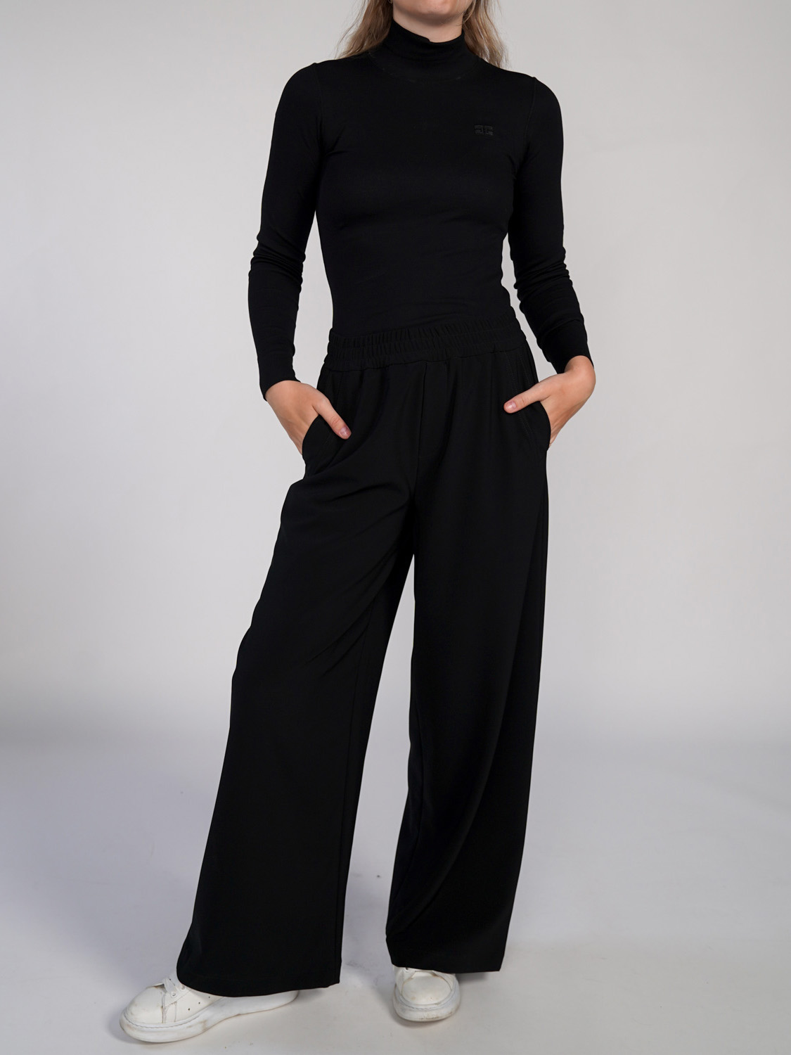 Rossi Judy – Straight wide-leg trousers  black XS