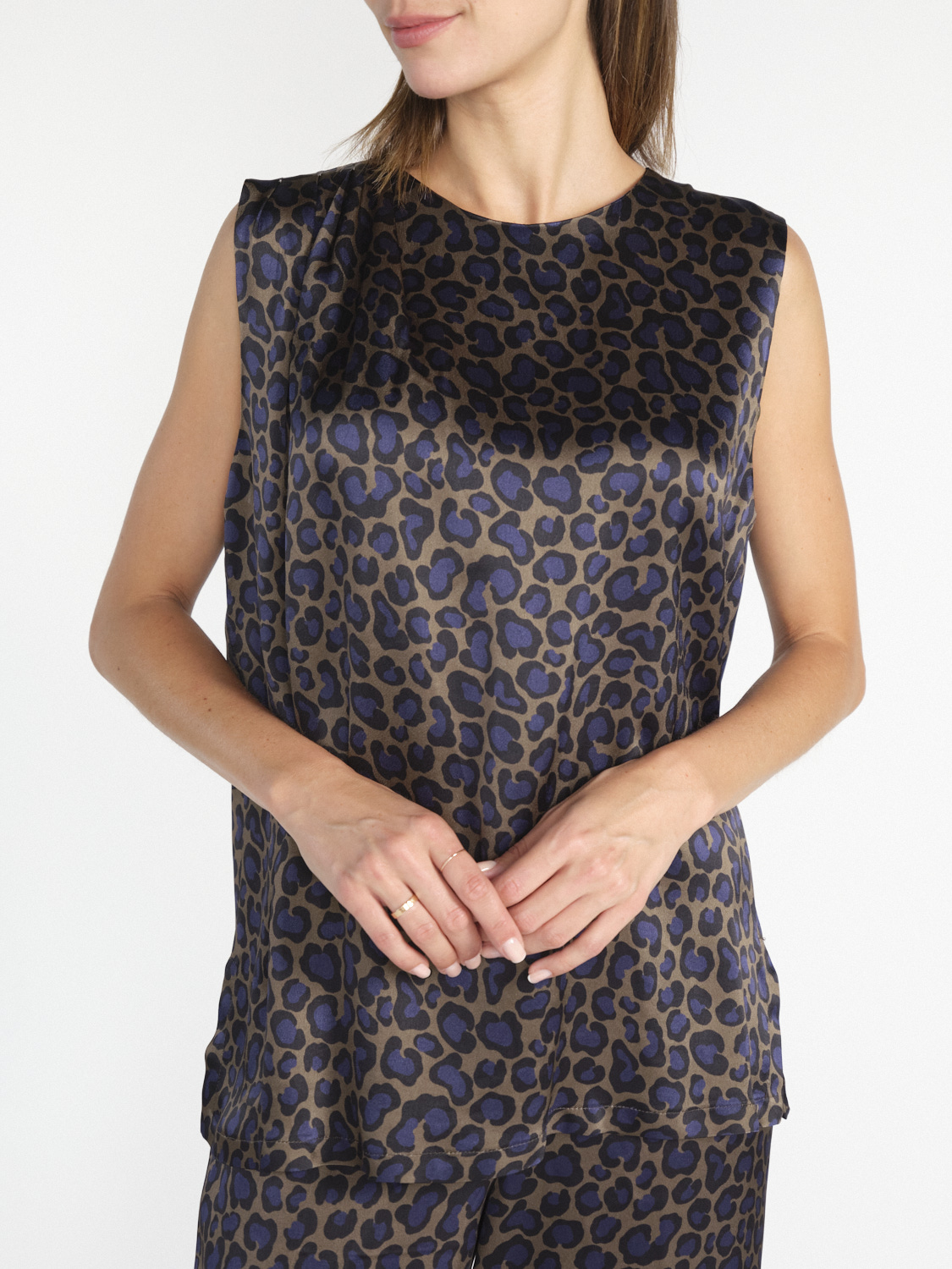 SIYU Top made of viscose with animal print  multi 36