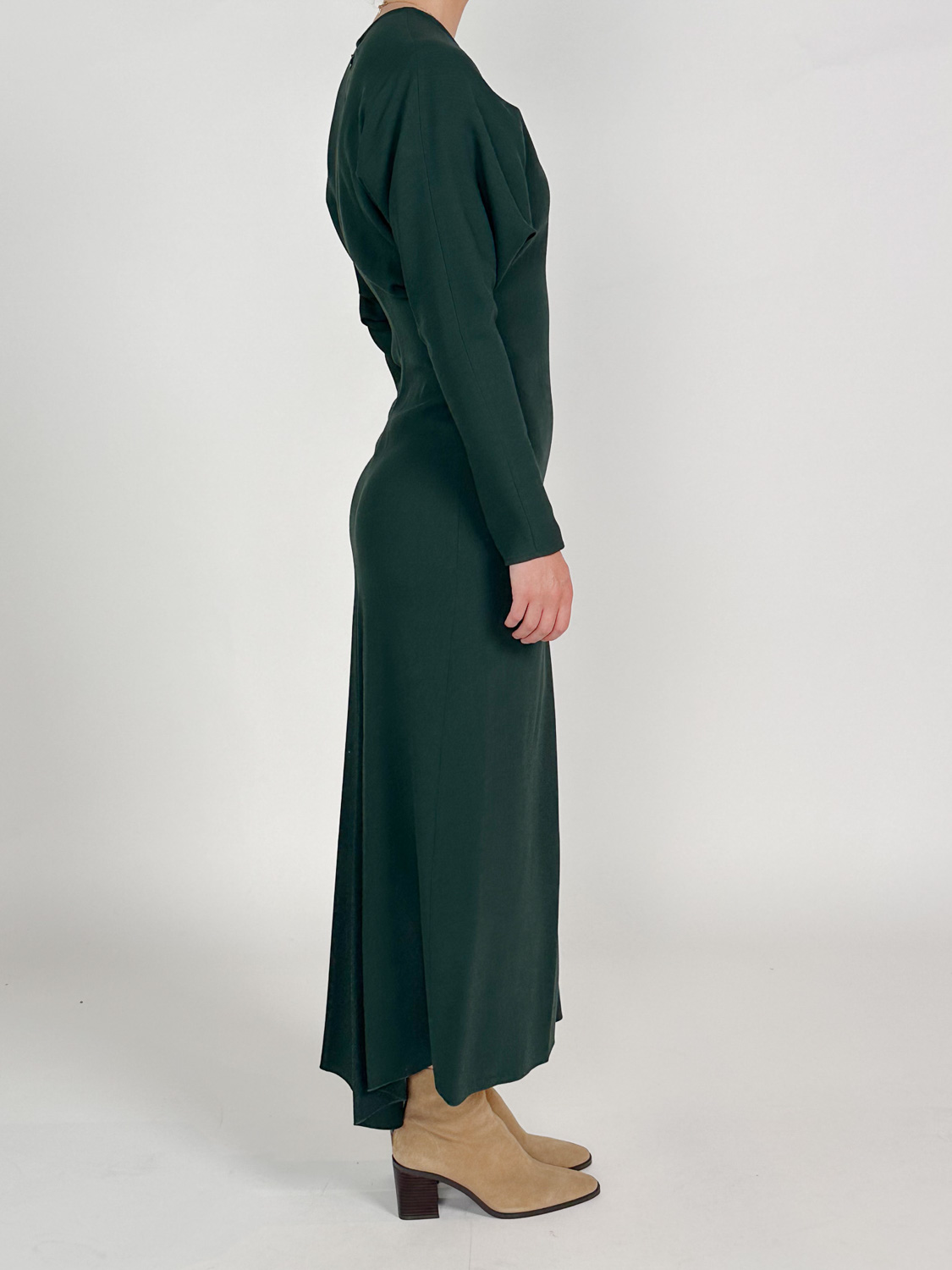 Victoria Beckham Maxi dress with batwing sleeves   grün 34