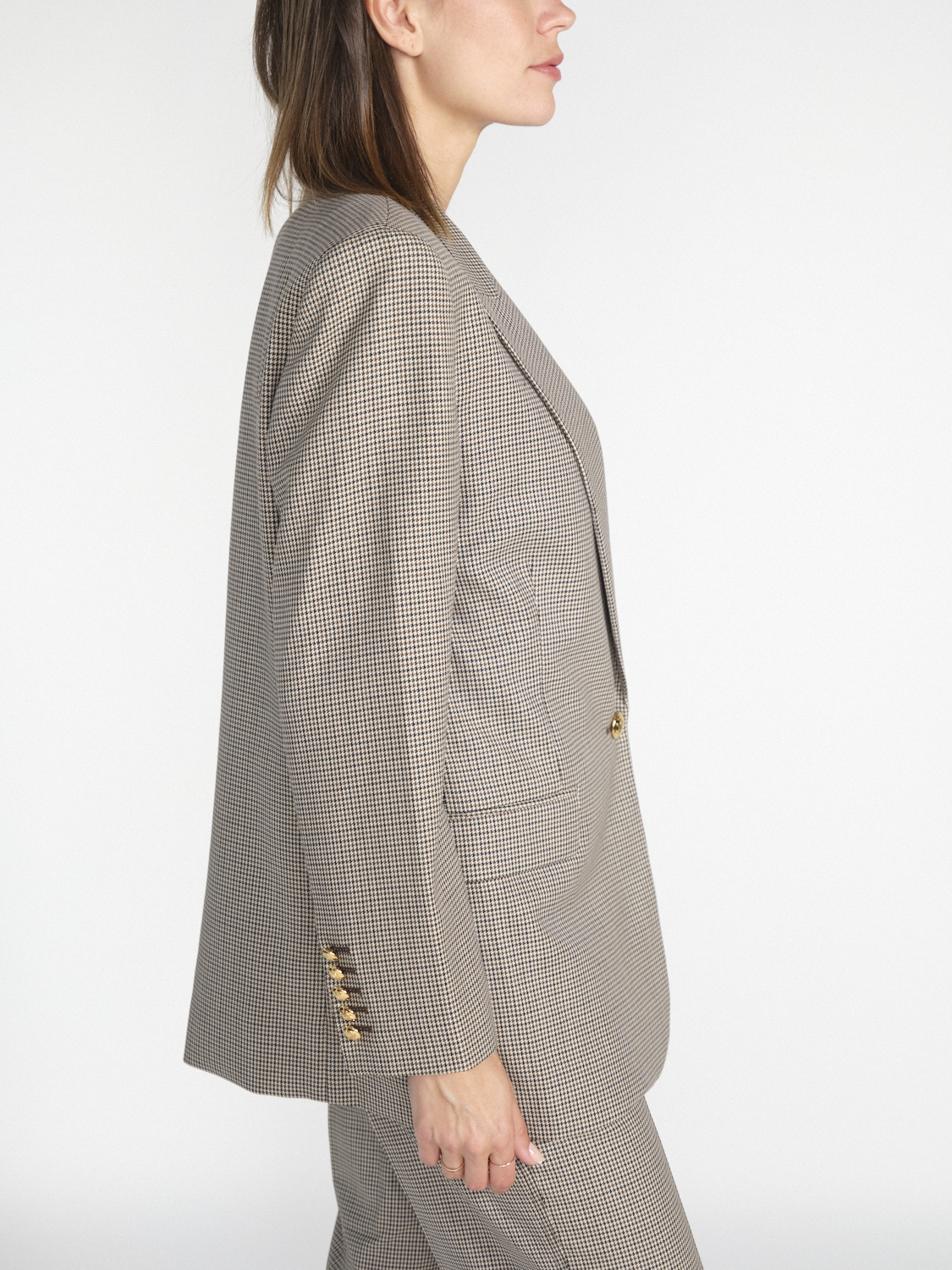 Nili Lotan Diane - Klassischer Blazer aus Baumwolle  marrone 36