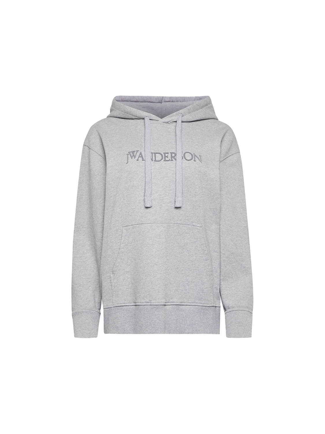 JW Anderson Kapuzen Pullover mit Logo  grau S