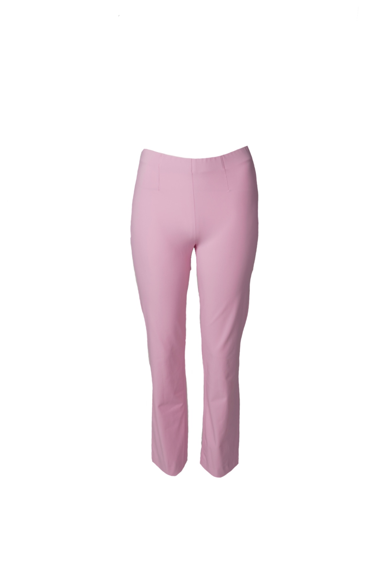 Seductive Cindy - Pantaloni 7/8 con elastico in vita e gamba dritta rosa 42