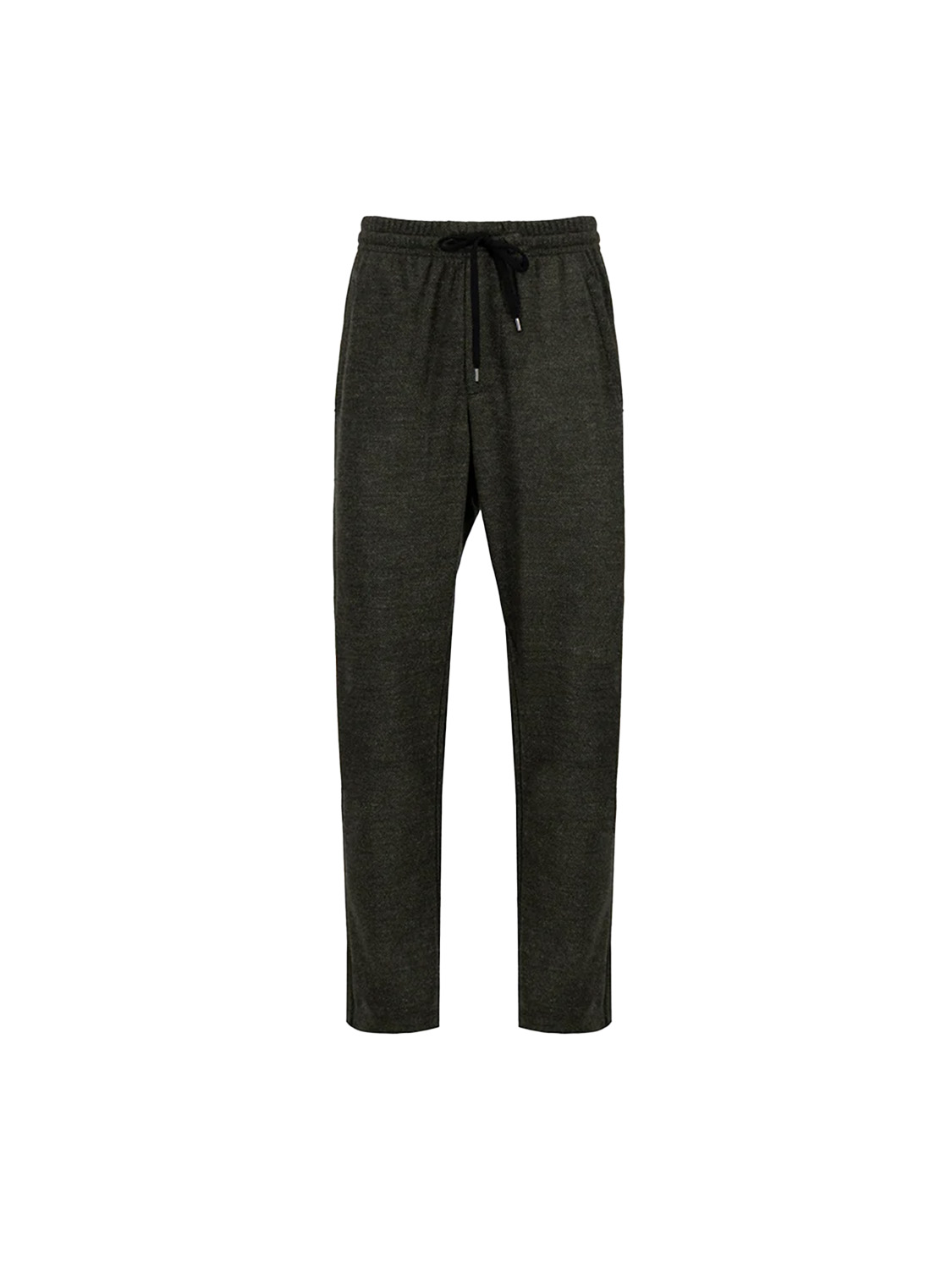 Harris Wharf London Jogger pants made of wool with a pattern  khaki 50