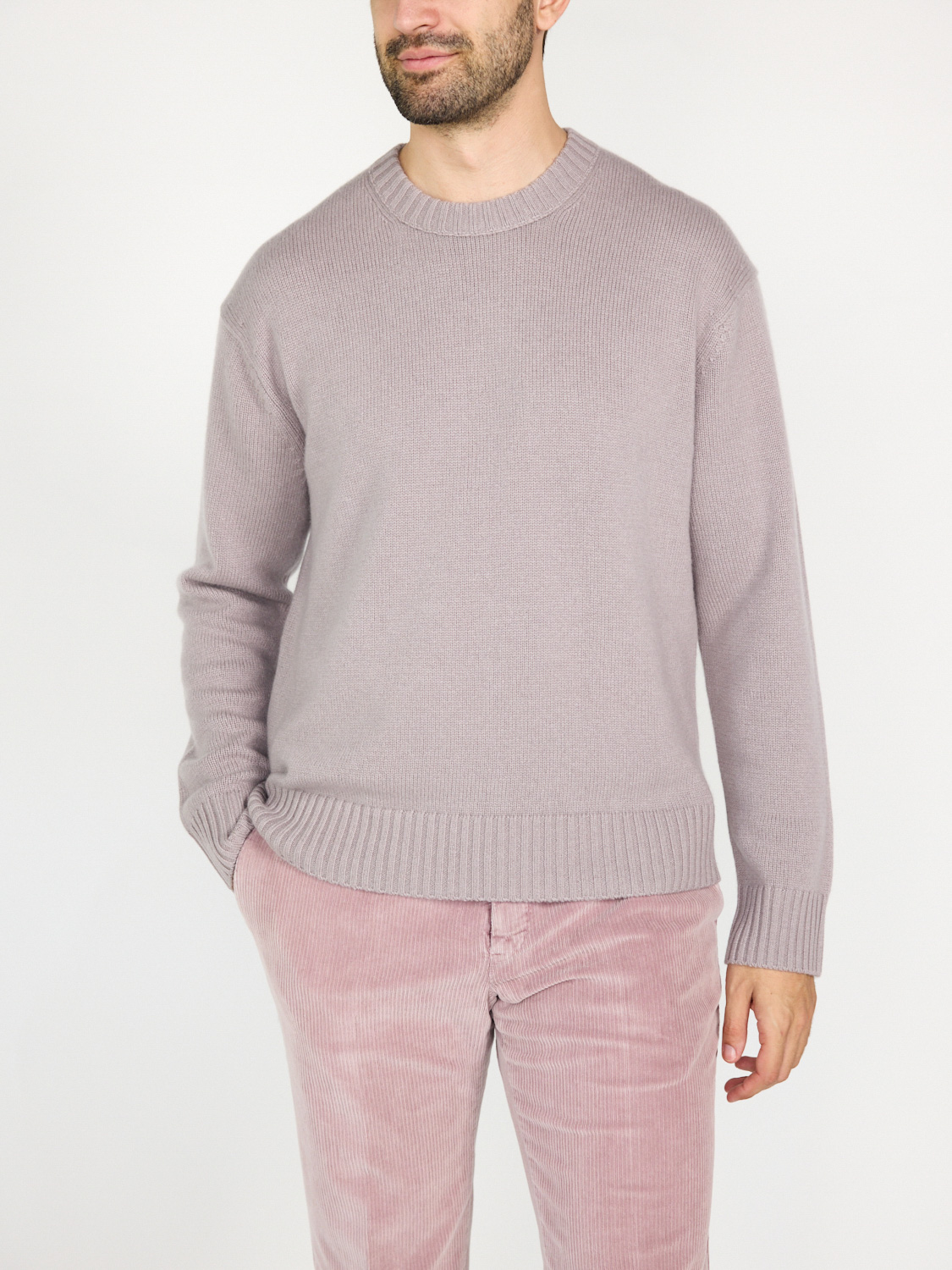 Frame  Lockerer Cashmere Pullover   taupe S