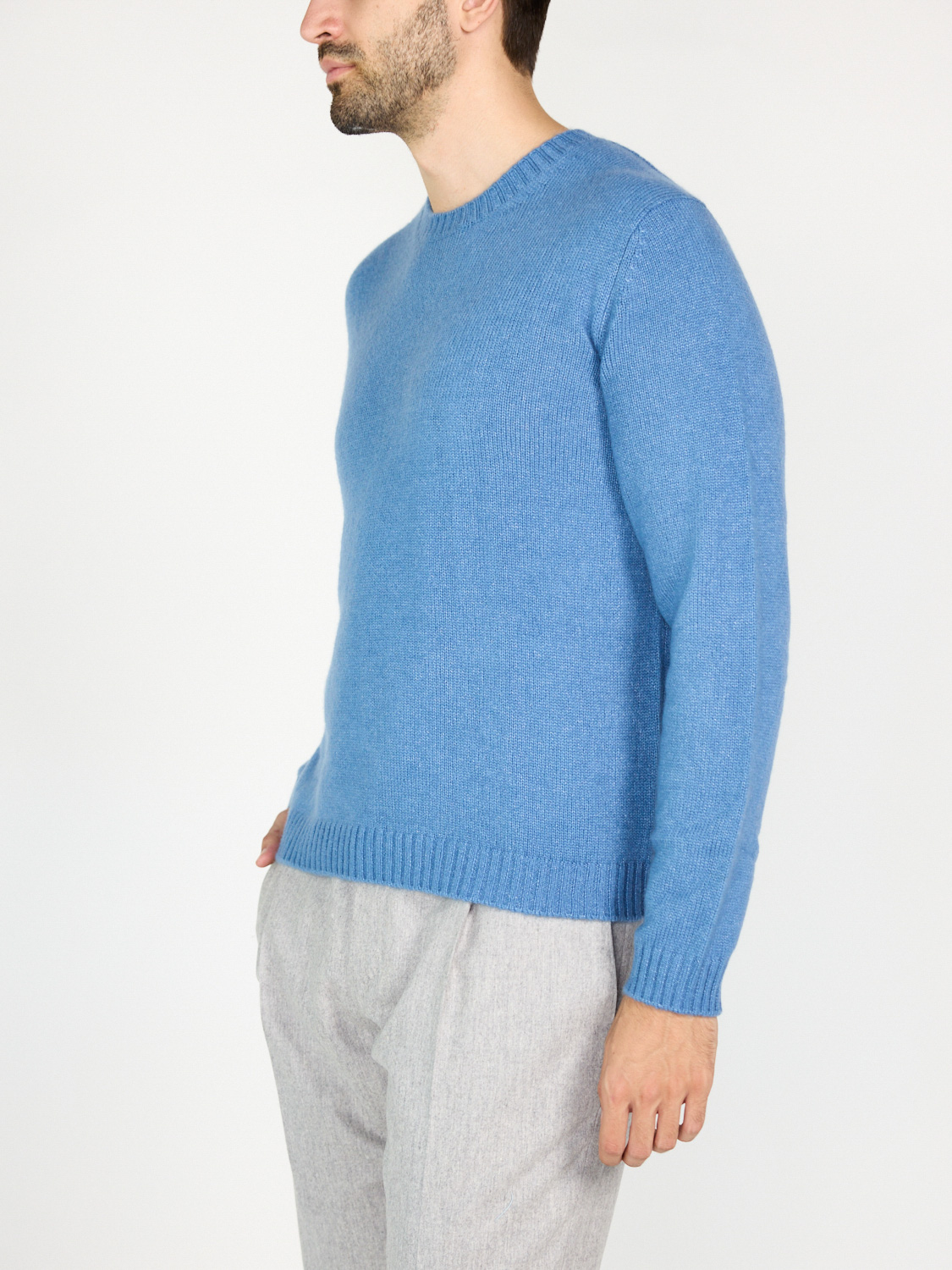 Iris von Arnim Glendal  – Pullover aus Cashmere-Seide-Mix  petrol XL