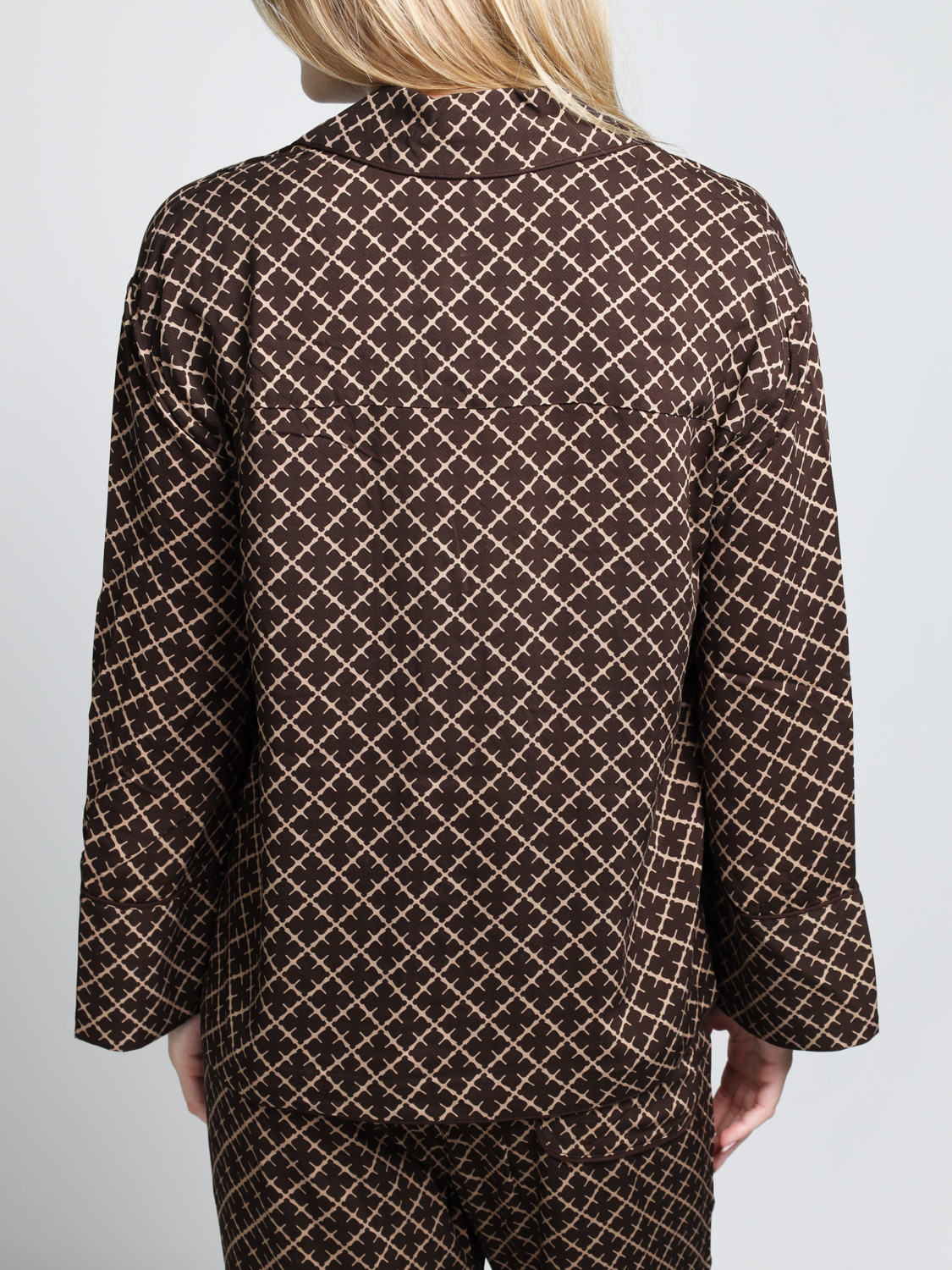 By Malene Birger Amanna - Blouse with design   brown 34