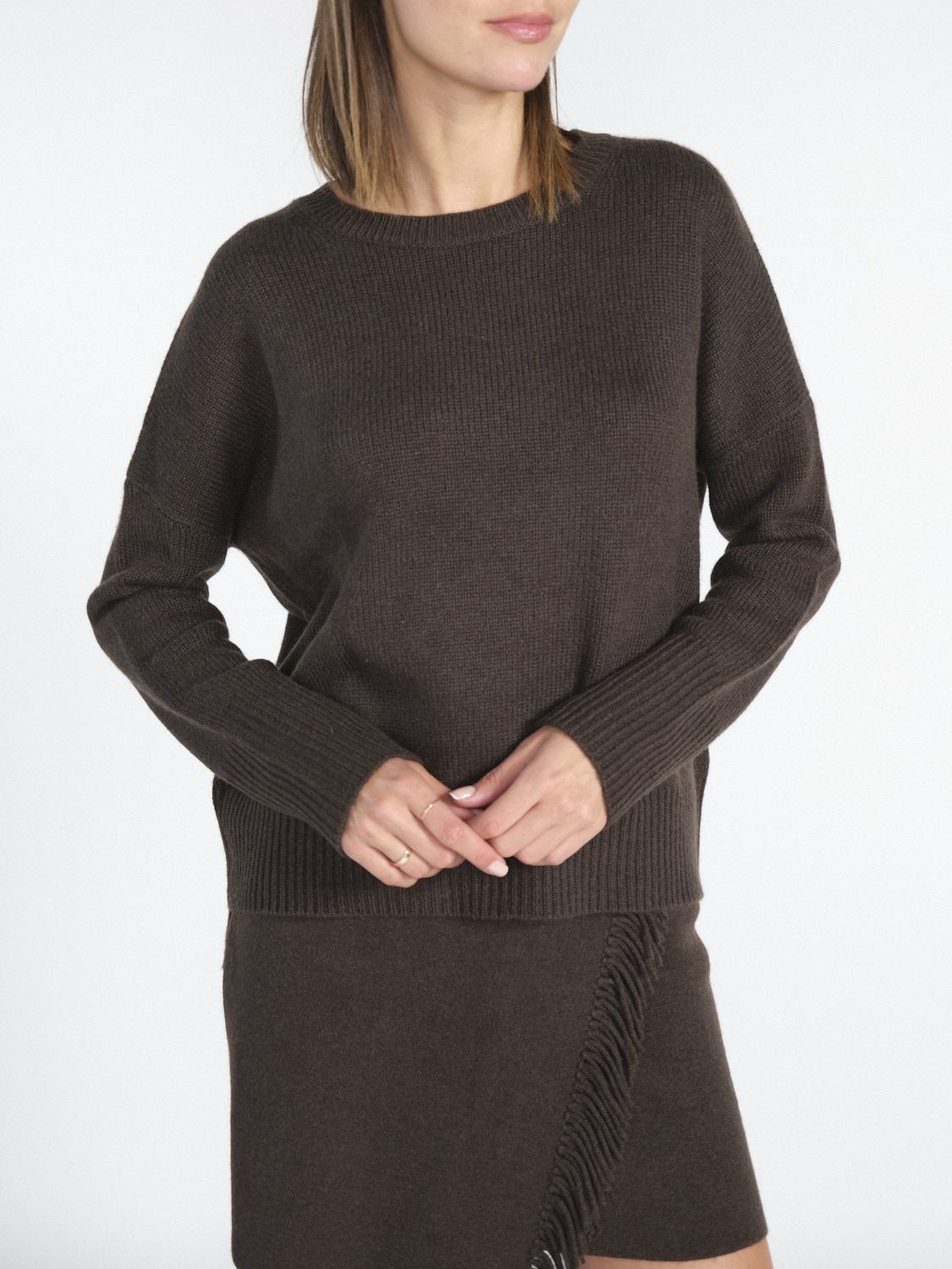 Lisa Yang Mila – cashmere sweater  brown 34