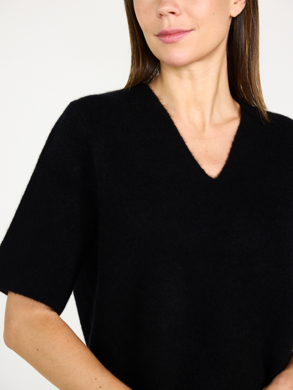 LU Ren Morven - Sweater made of Cashmere-Mix  black XS