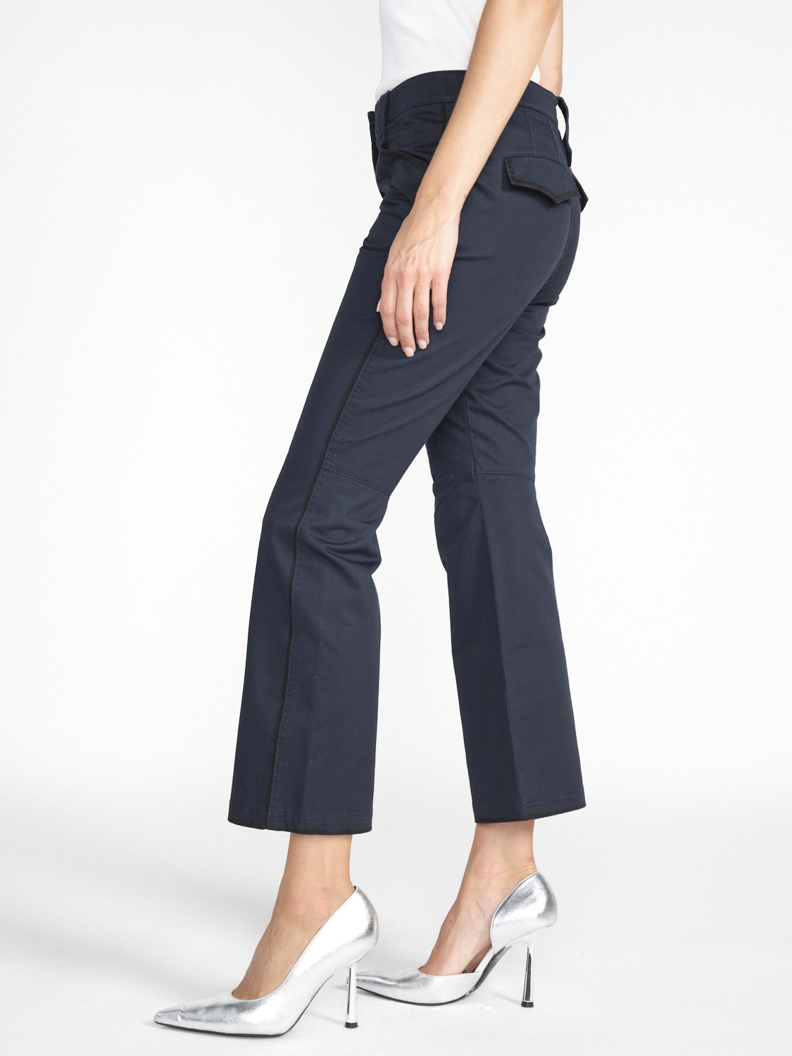 Dorothee Schumacher Perfect Match – ¾ flare trousers  marine XS