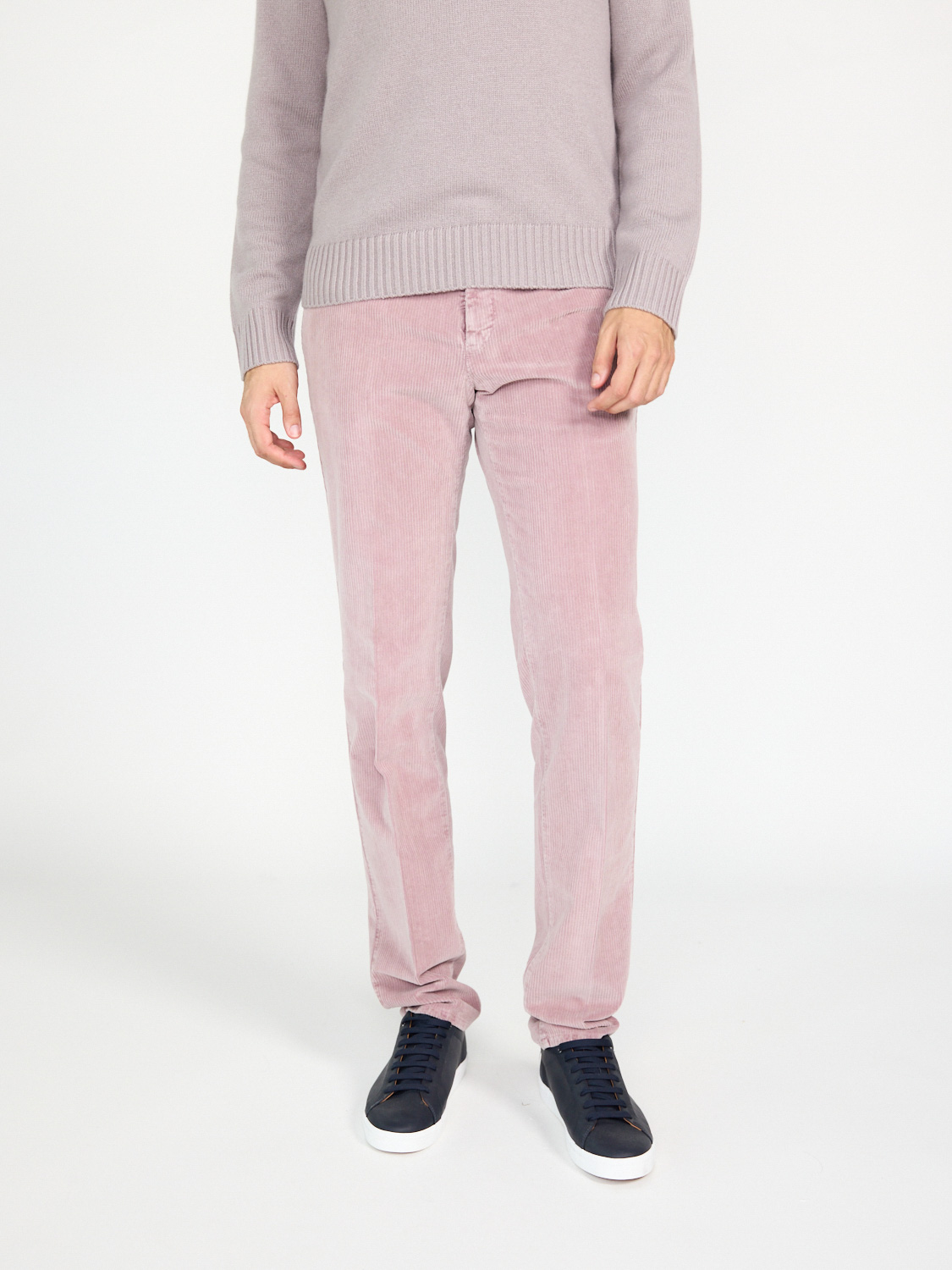 PT Torino Cotton chino style trousers  altrosa 48