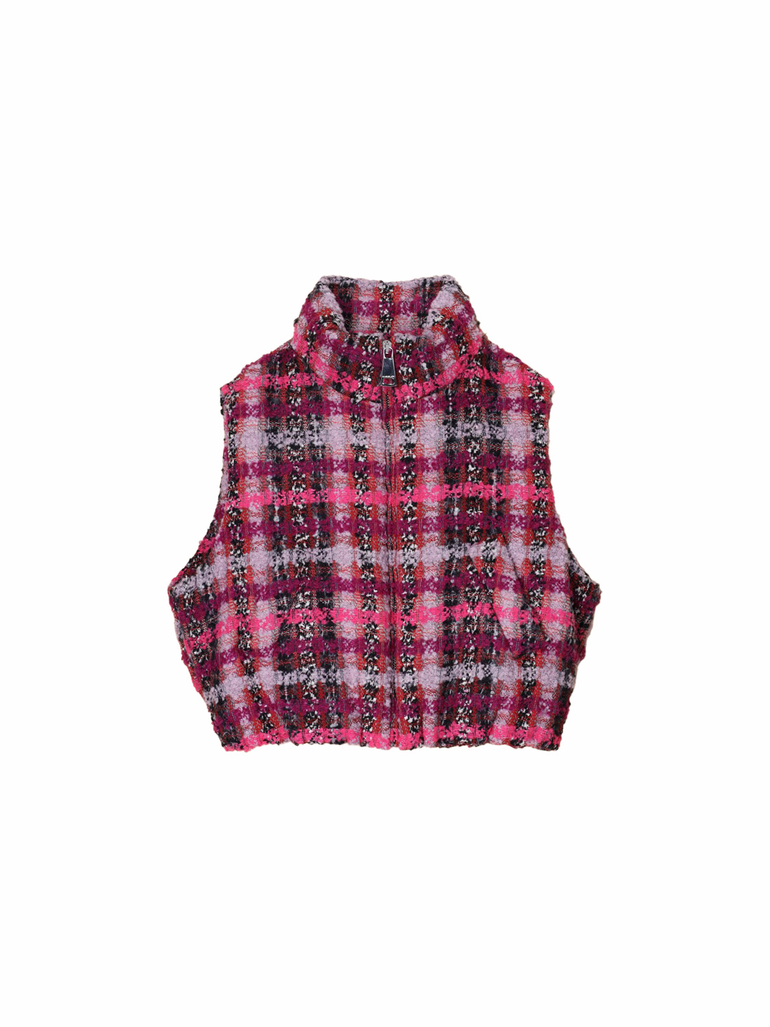 Khrisjoy Joy Vest Tweed –  Weste aus Tweed    pink XS/S