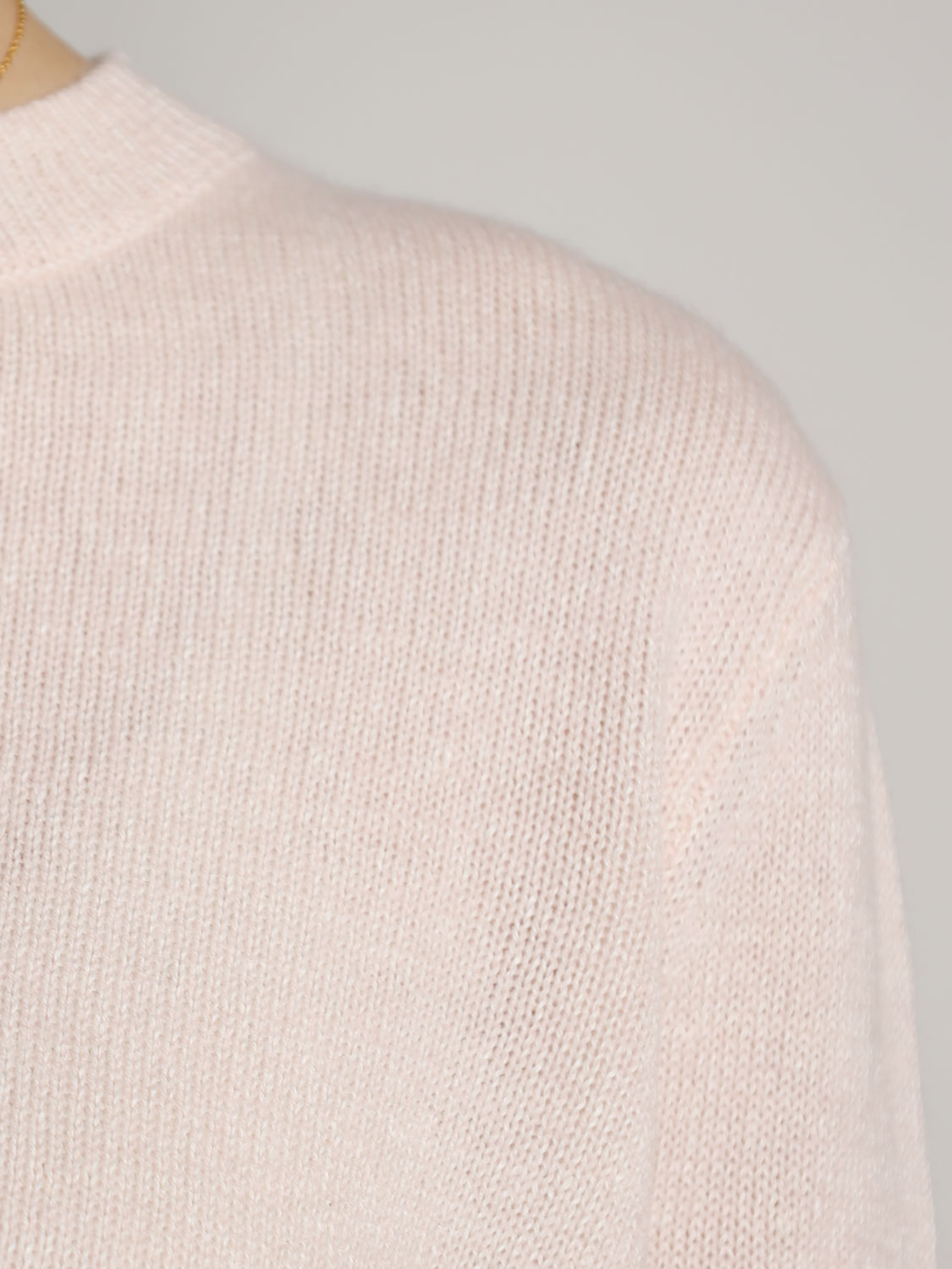 LU Ren Kerlon - Sweater with high-low hem  rosa XS