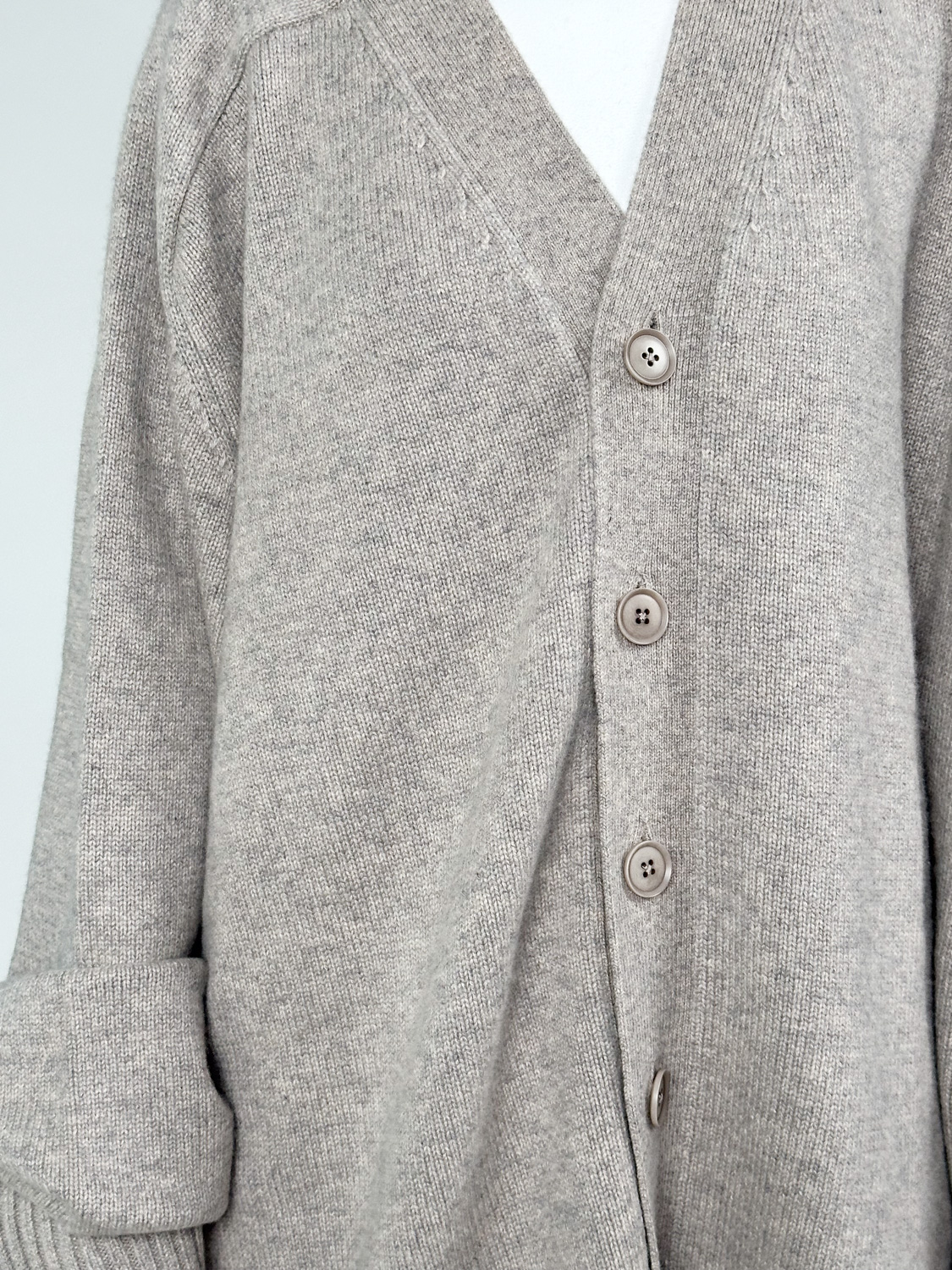 Extreme Cashmere N°378 Taurus – Cardigan aus Cashmere  taupe One Size