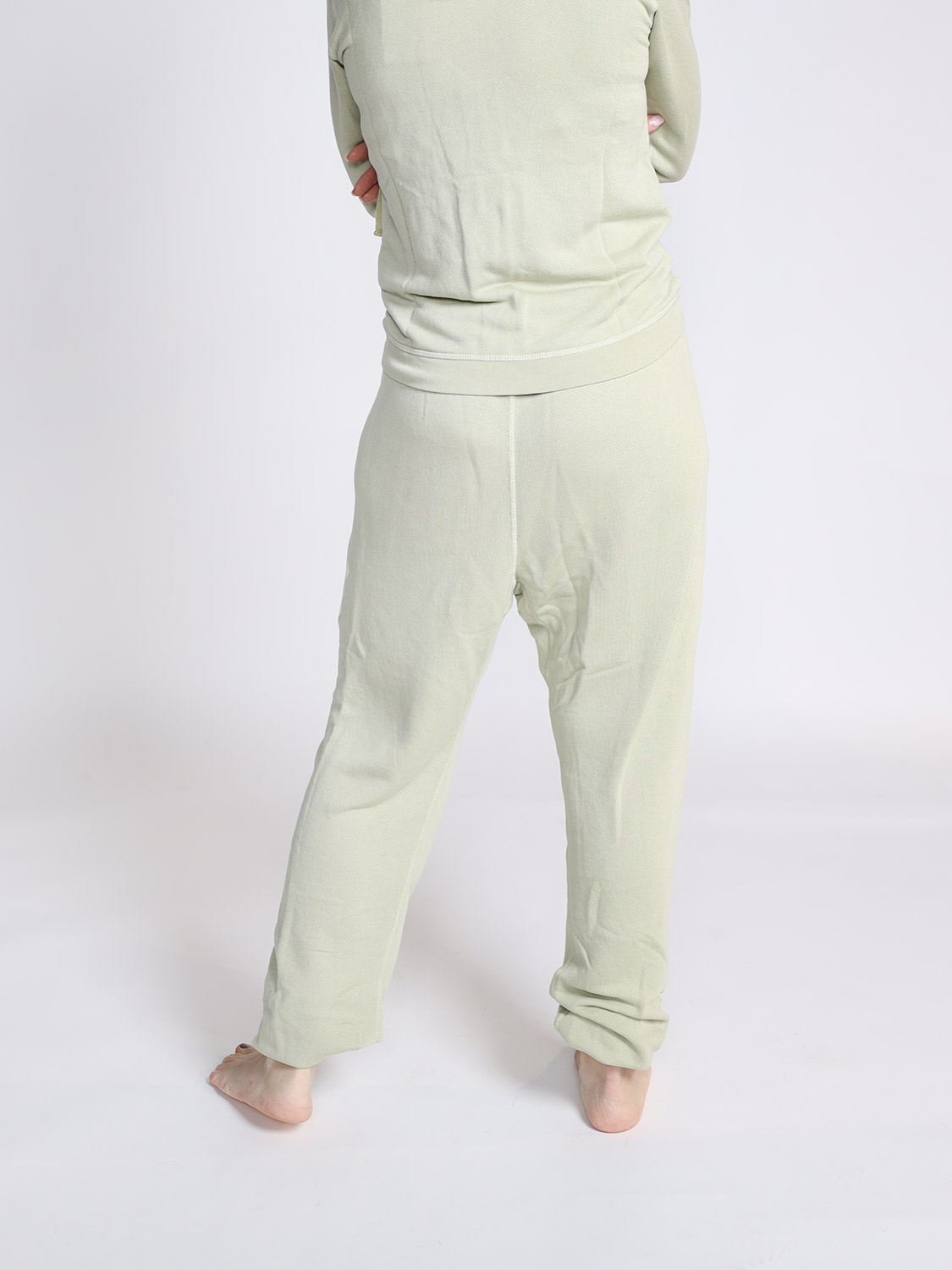 Free City Superfluff - Jogging trousers in cotton blend     hellgrün XS