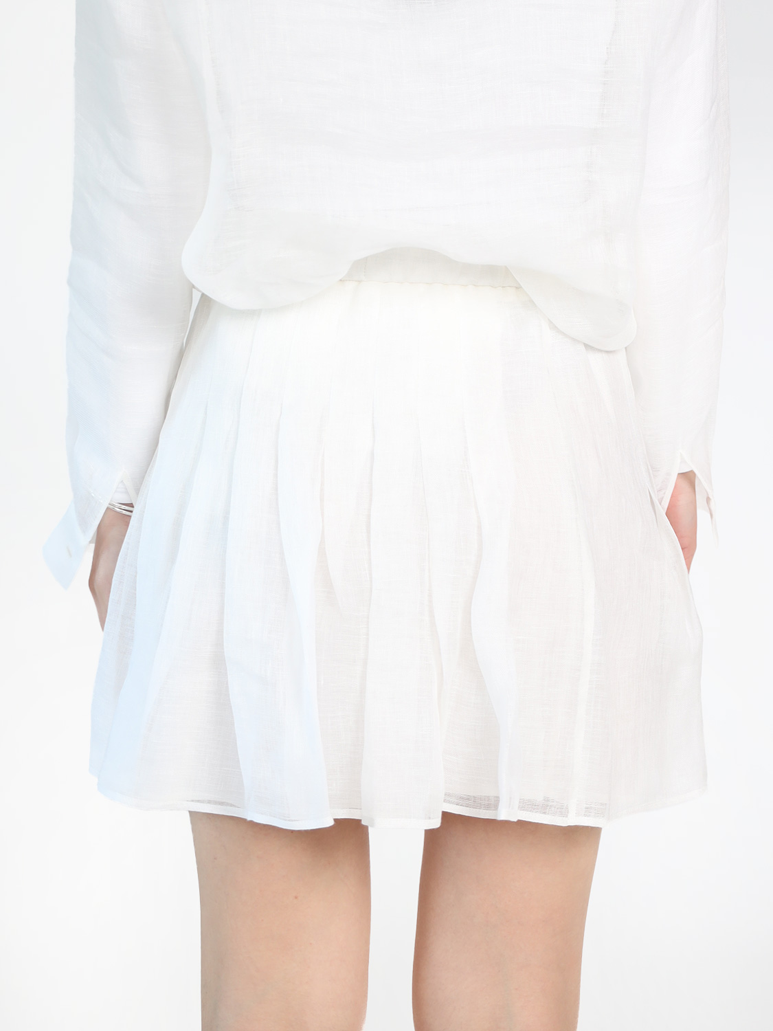 Iris von Arnim Florie – linen skirt  white 34