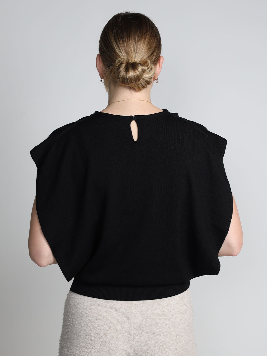 Simkhai Lamara - Merino wool top  black S