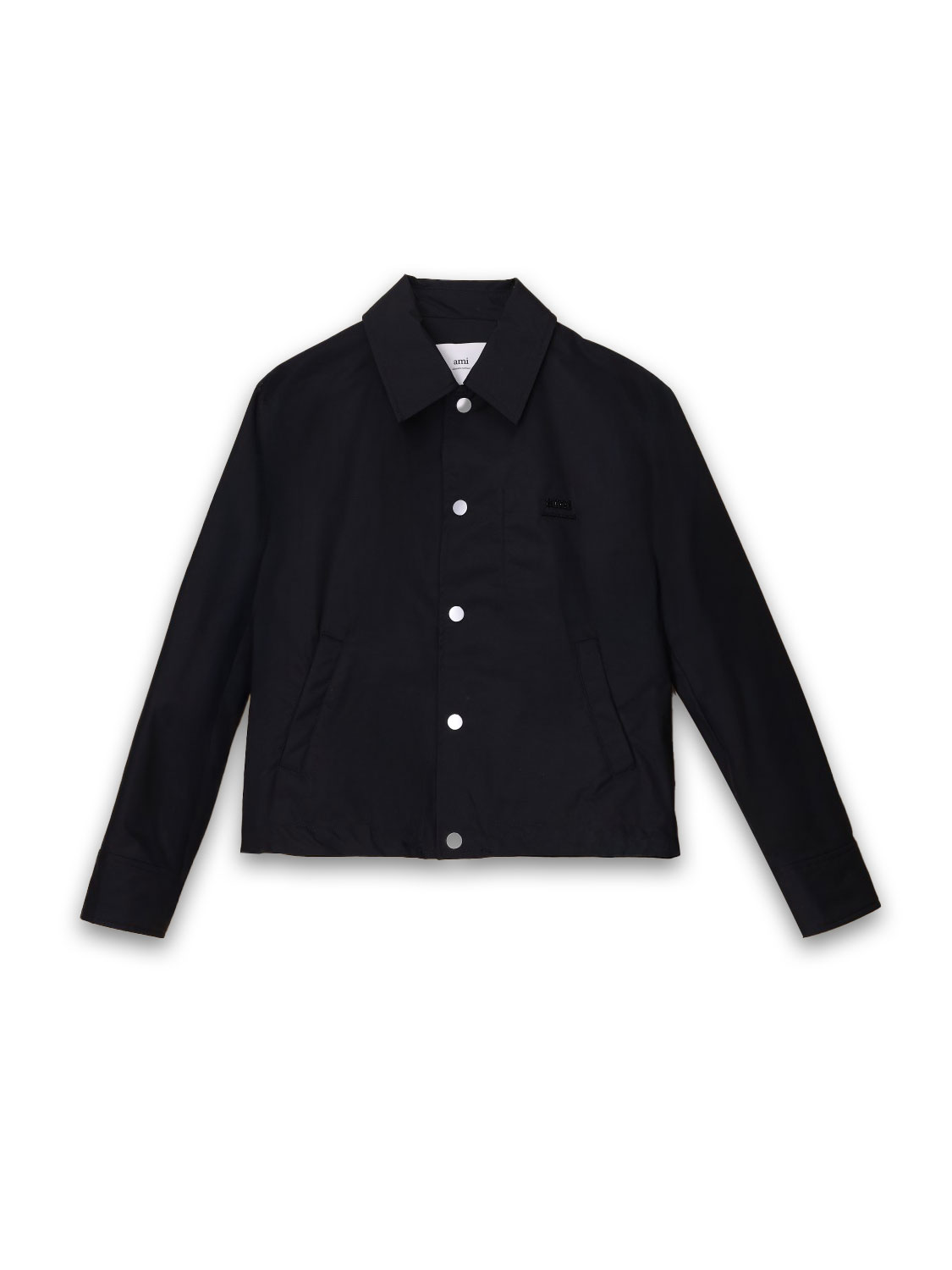 Short jacket with button placket 