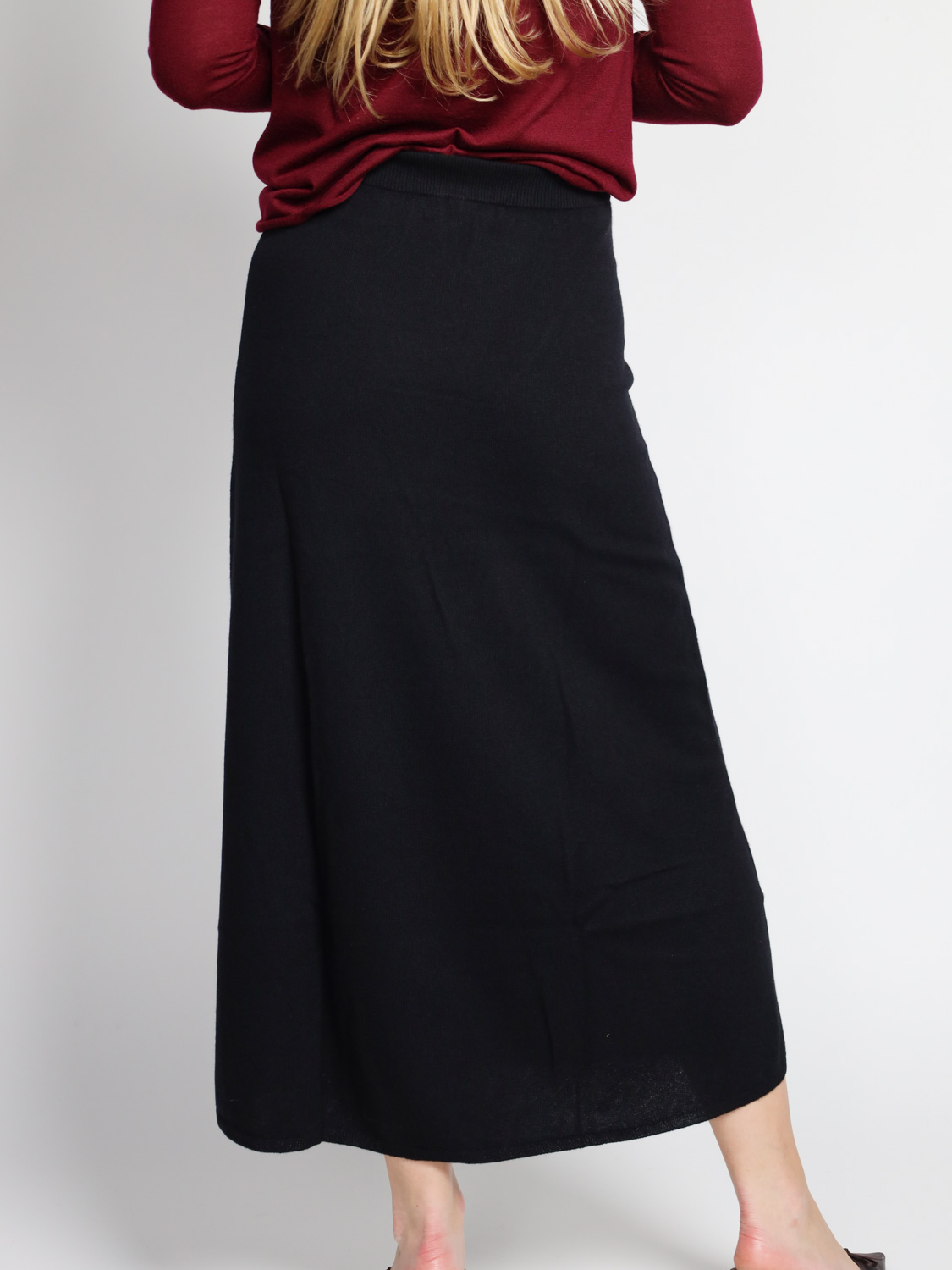 Lisa Yang Dolly – cashmere maxi skirt  black XS/S