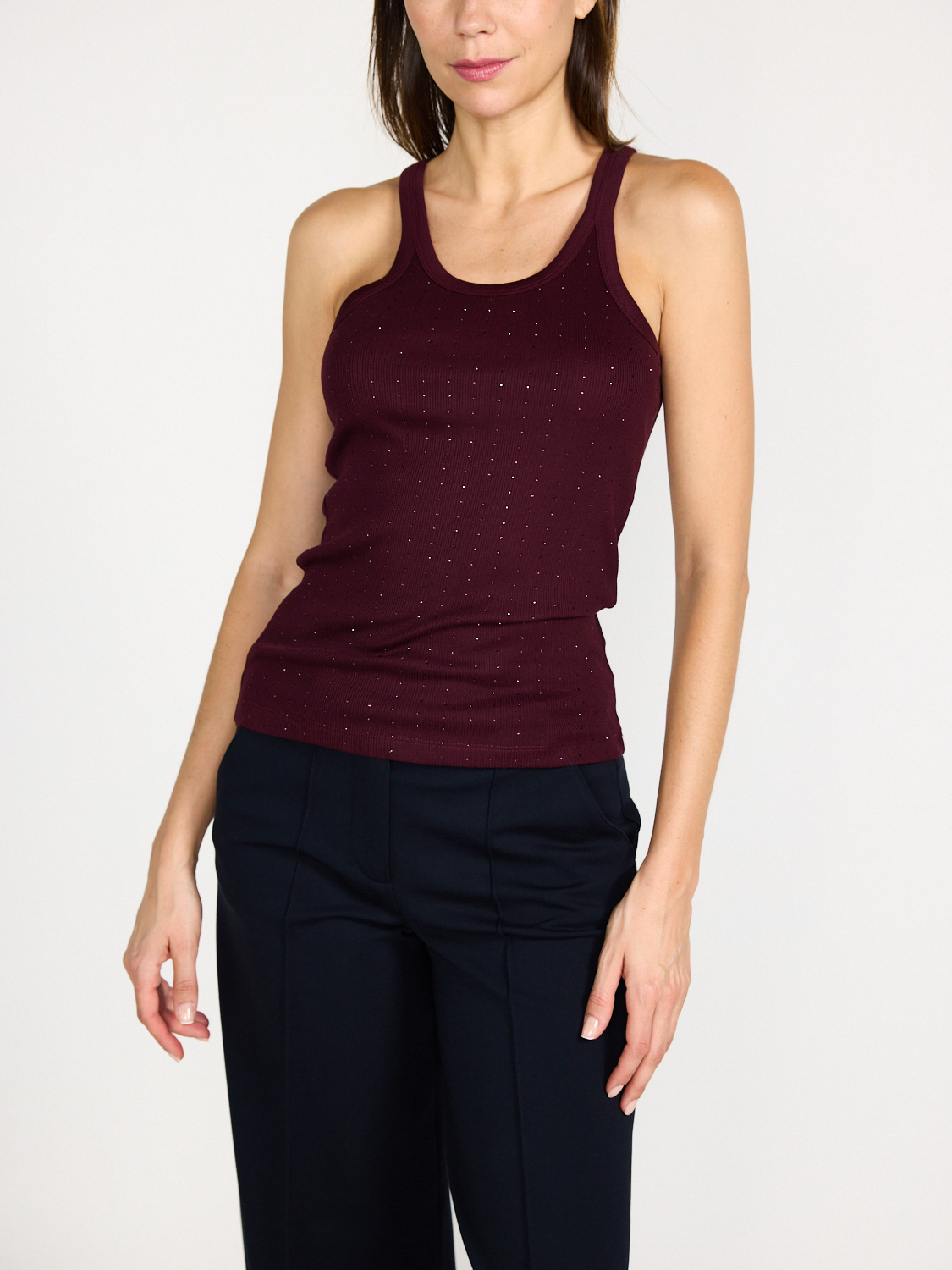 Dorothee Schumacher Simply timeless top  bordeaux XS