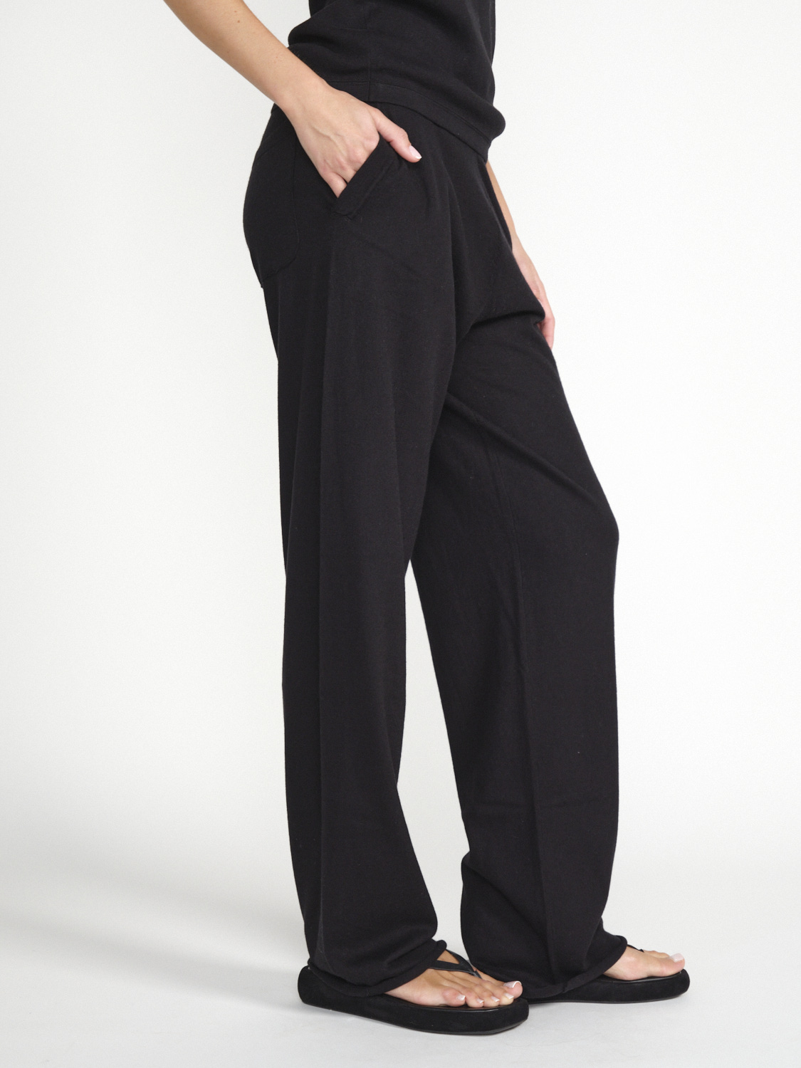 Extreme Cashmere N°353 – Trousers made from a cotton-cashmere mix  black One Size