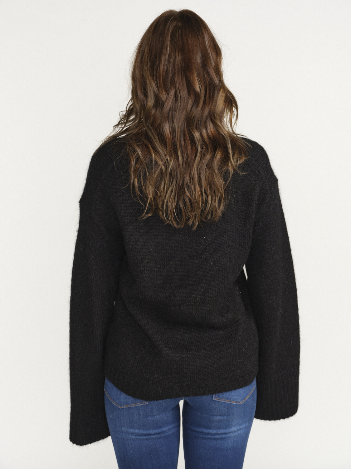 Malene Birger mohair/leather sweater buy Small