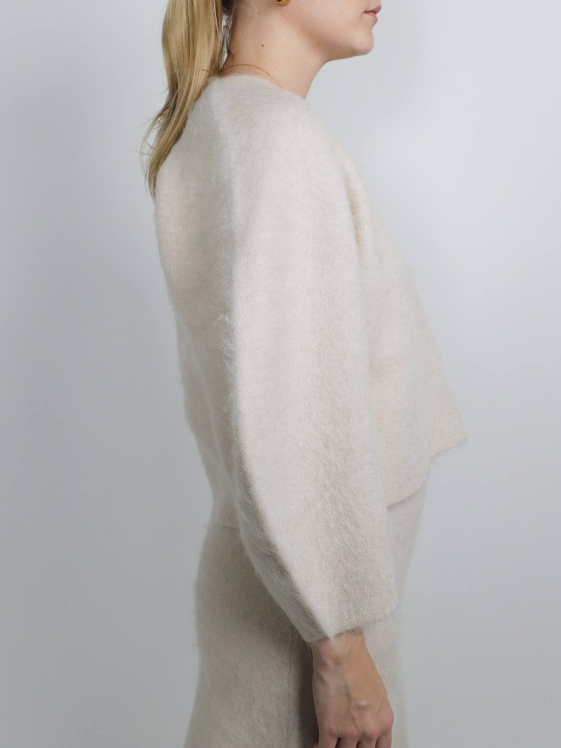 By Malene Birger Milea Pullover aus Woll-Mix   creme XS