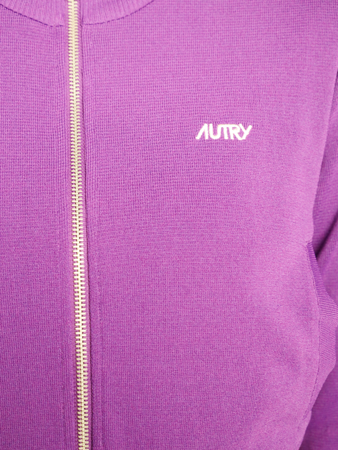 Autry Sweat-Jacke mit Streifen purple S