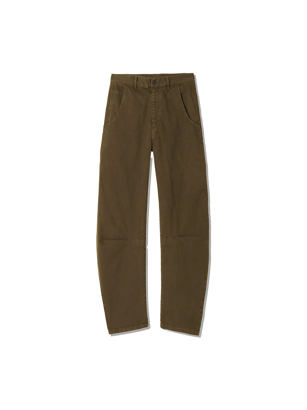 Nili Lotan Emerson Pant – cotton trousers with a loose fit  khaki 34