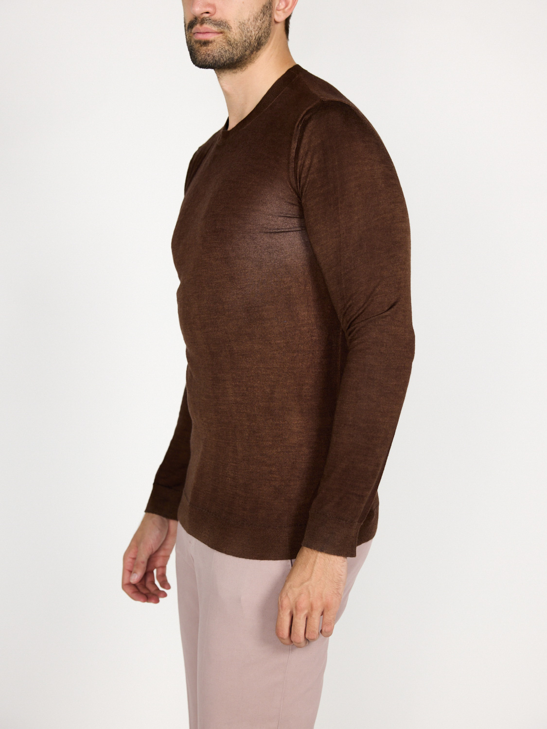 Avant Toi Leichter Pullover    braun M