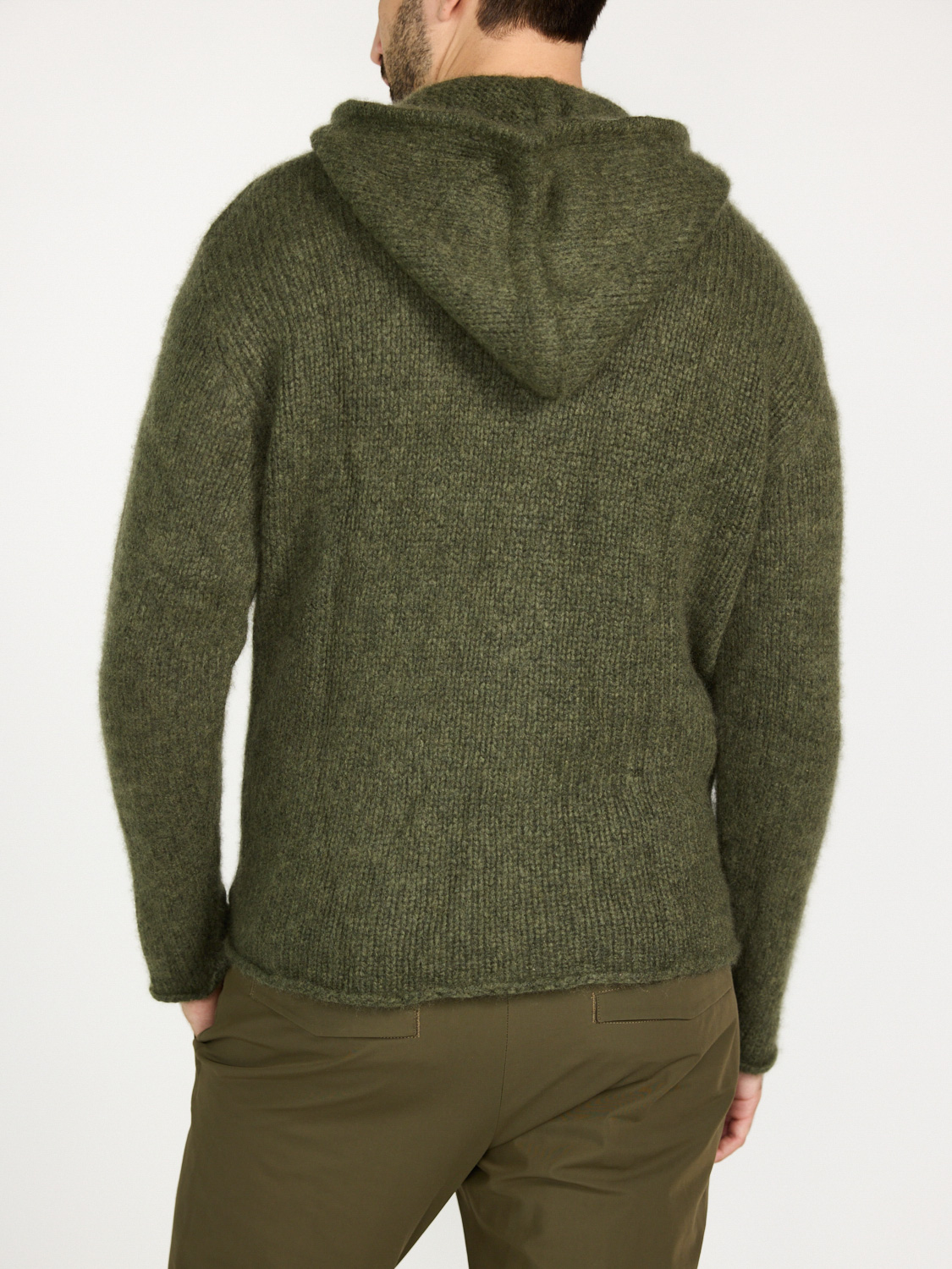 Stephan Boya Sandro - Strickjacke aus Cashmere caqui S