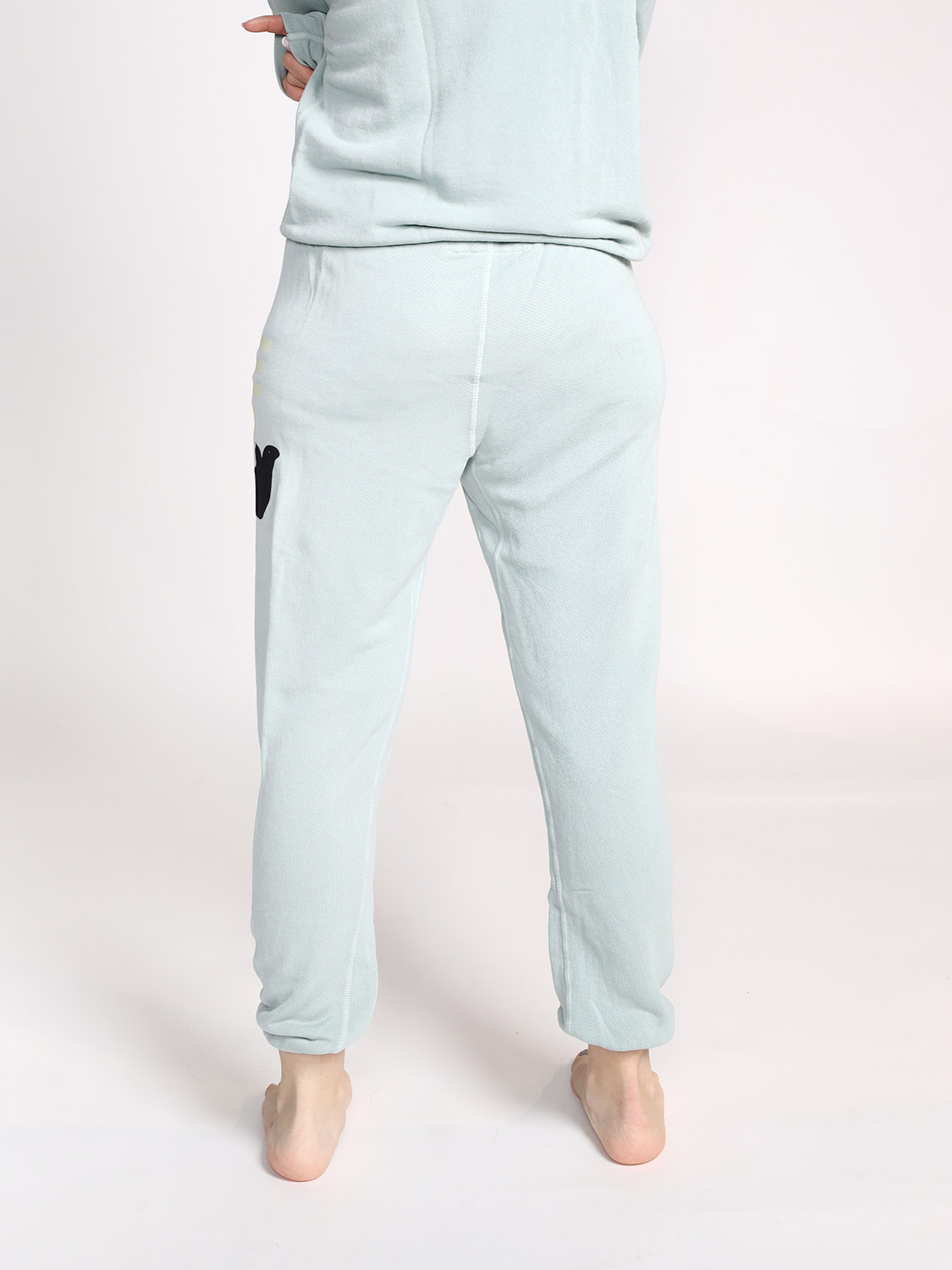 Free City Superfluff - Jogging trousers in cotton blend     hellblau XS