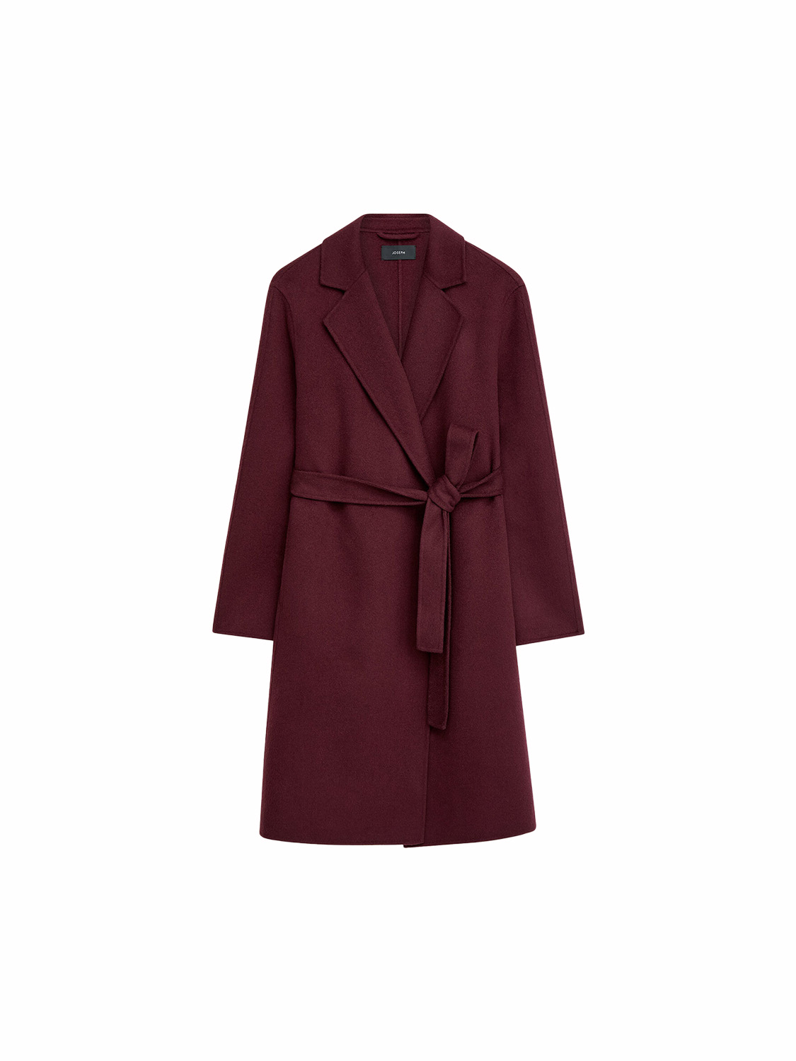 Joseph Cenda - coat in double-faced cashmere  bordeaux 36