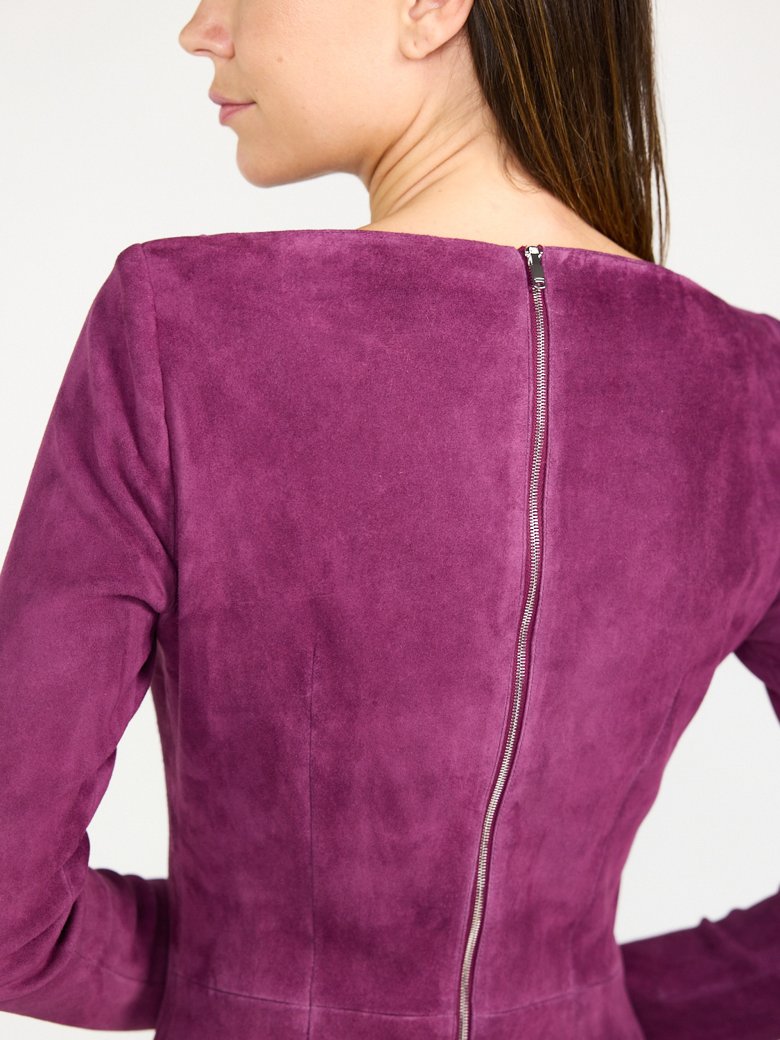 jitrois Olivia - suede dress purple 34