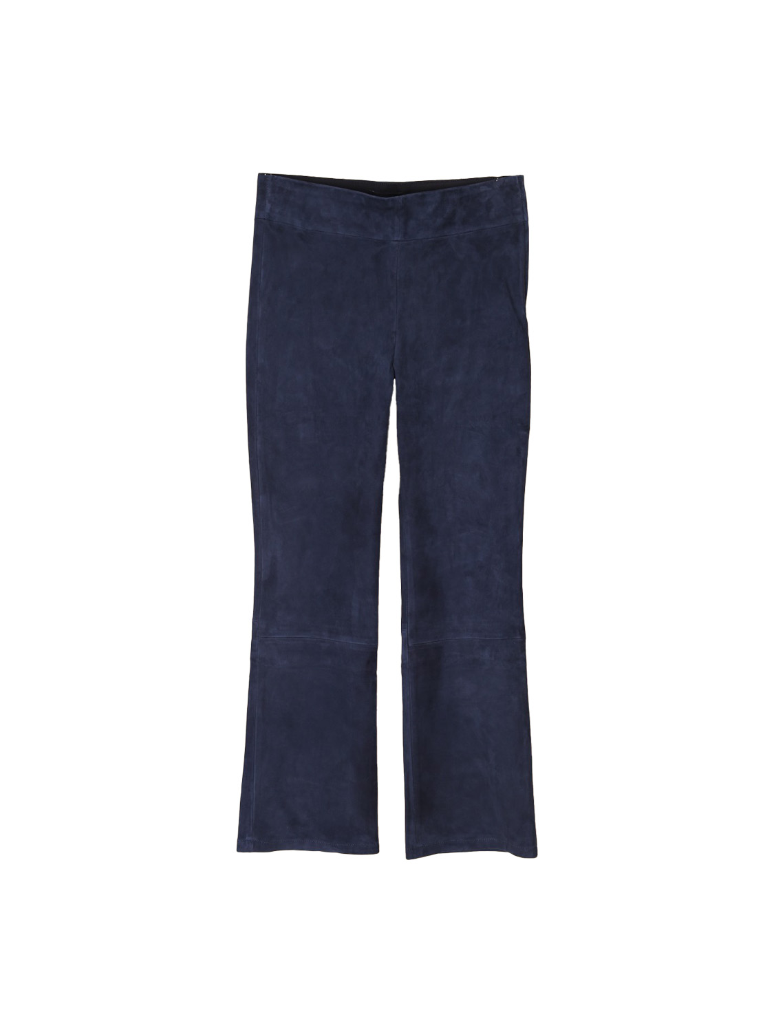 Arma Zaragoza – Suede leather pants with flared leg  36 navy