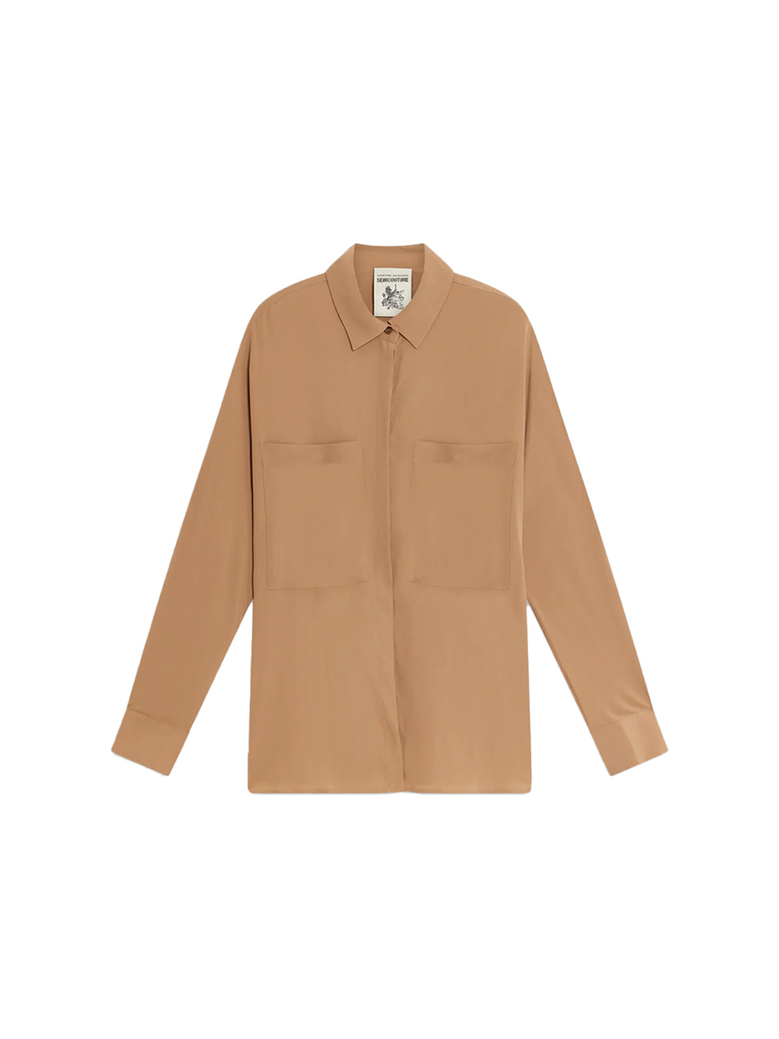 Lightweight blouse with breast pockets 