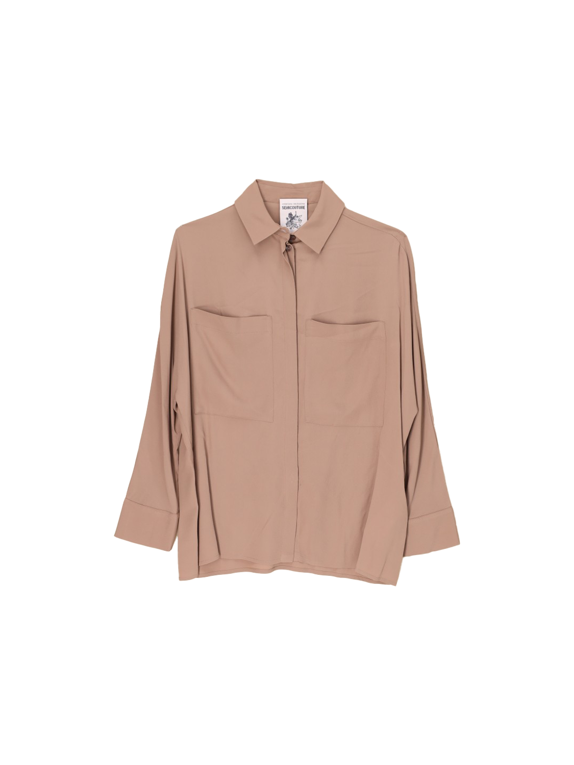 Lightweight blouse with breast pockets 