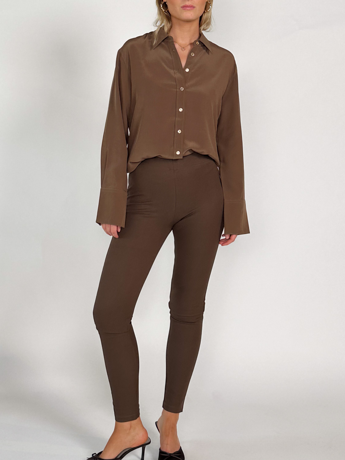 Joseph Legging – stretchy pants   brown 36