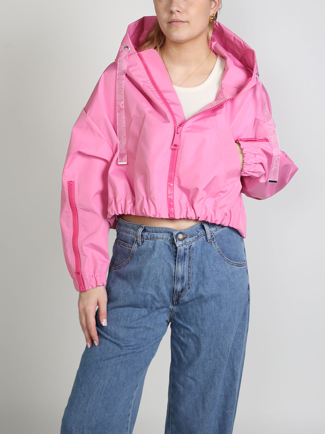 Khrisjoy Khris Crop Windbreaker – Gecroppte Jacke    pink XS/S