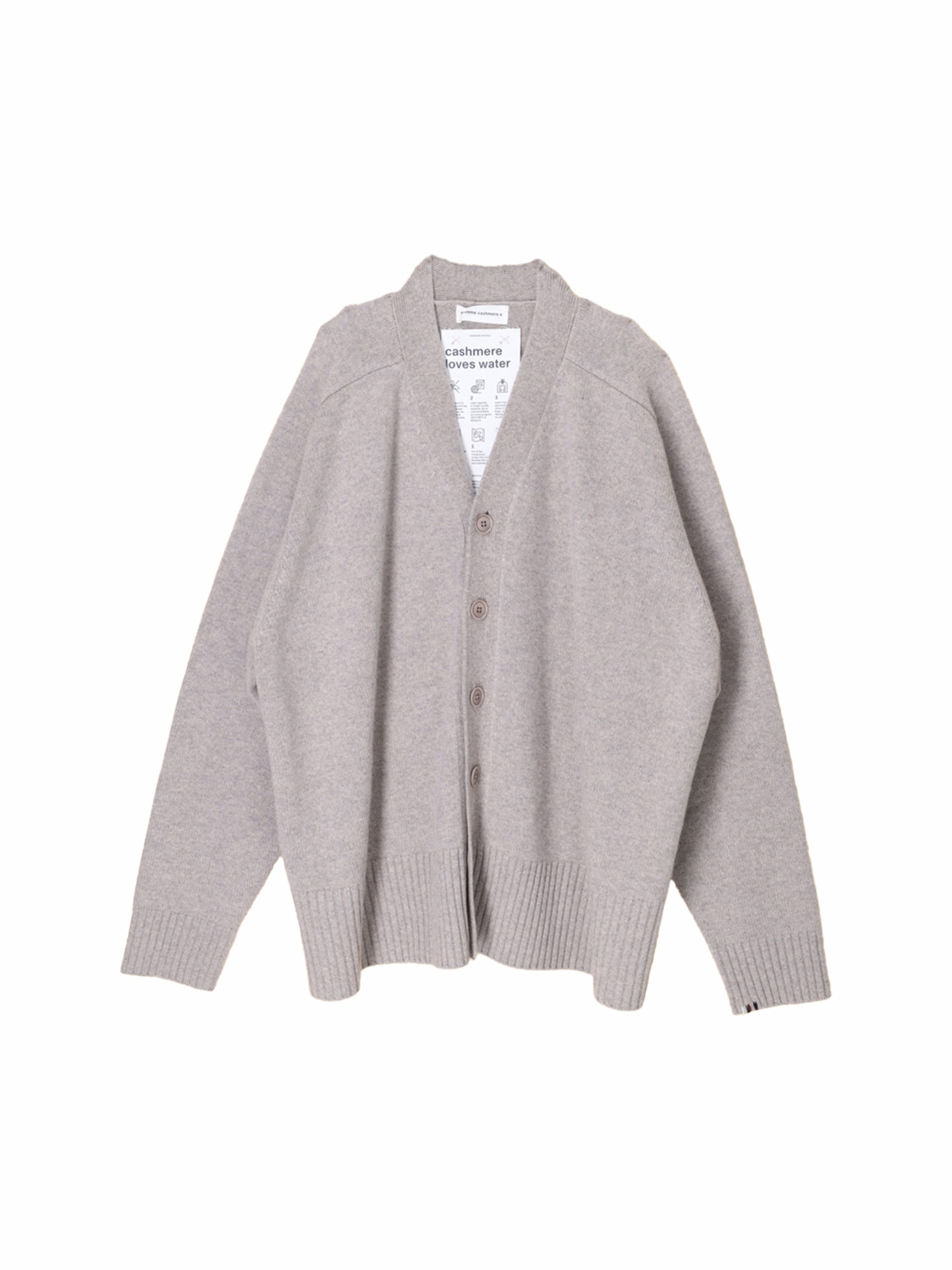 Extreme Cashmere N°378 Taurus – Cardigan aus Cashmere  taupe One Size