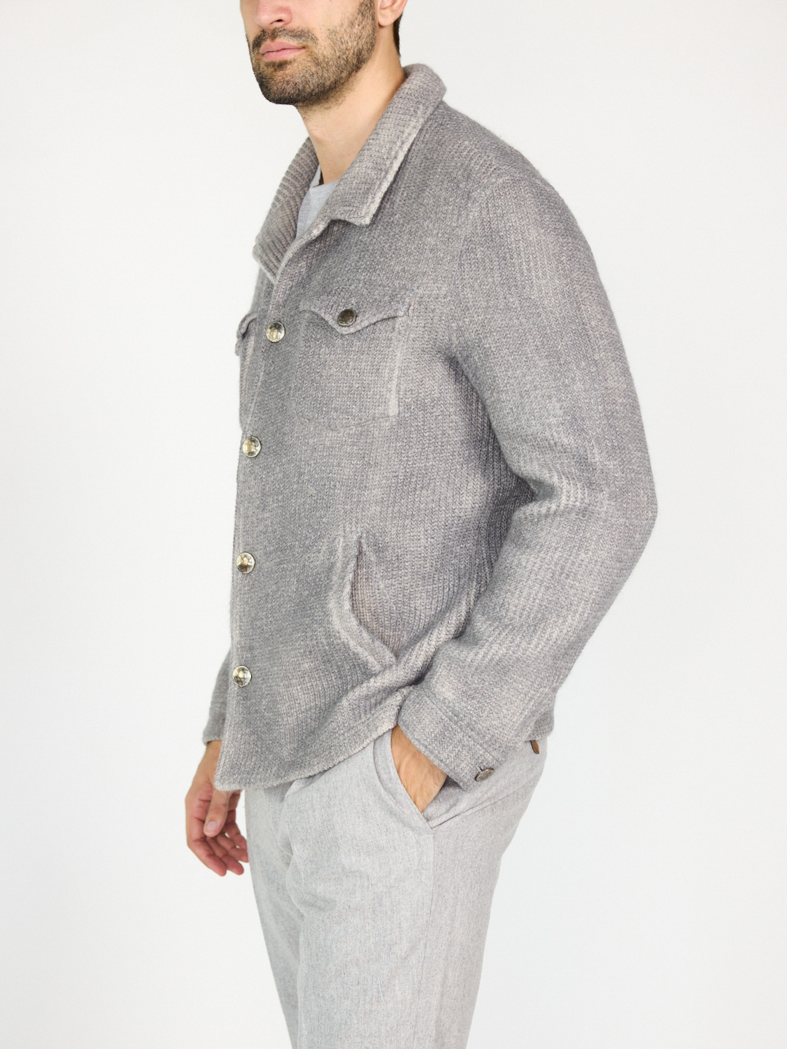 GMS 75 Jacket with wool content  taupe S