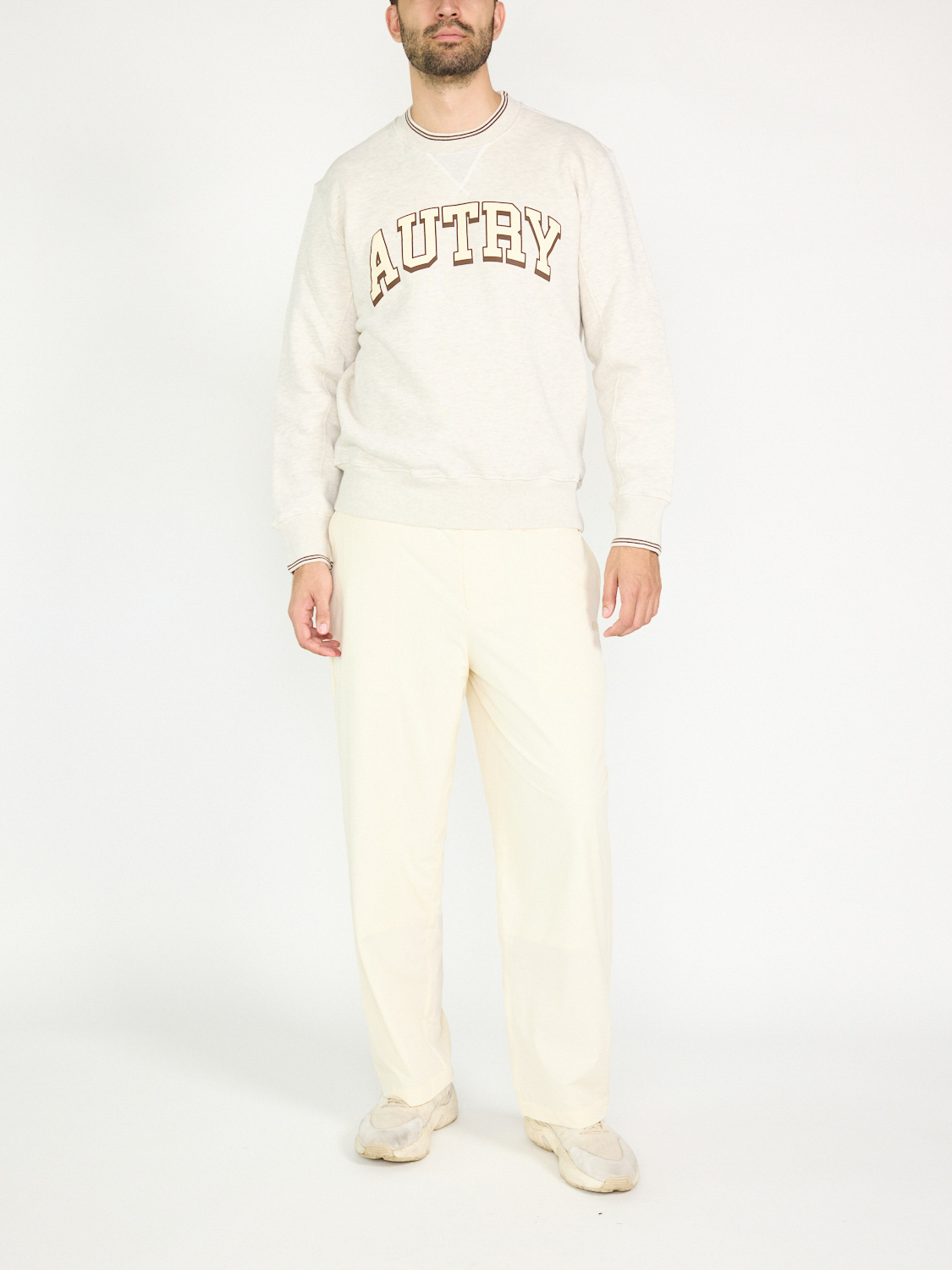 Autry Sweatshirt aus compact jersey blanco M