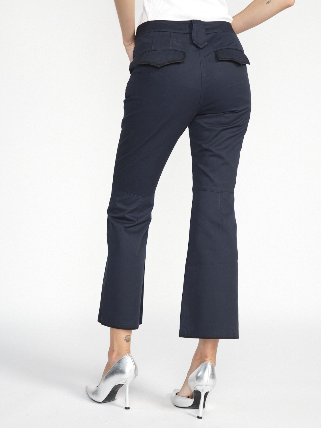 Dorothee Schumacher Perfect Match – ¾ flare trousers  marine XS