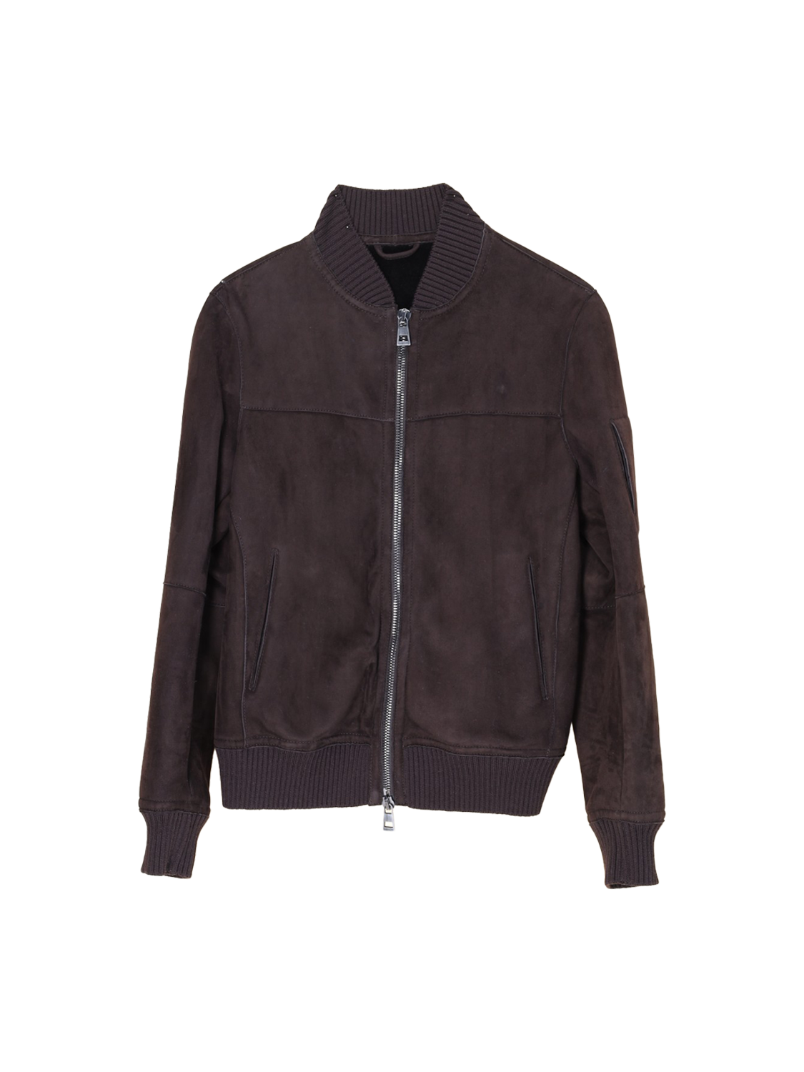 Lambskin lined leather jacket 