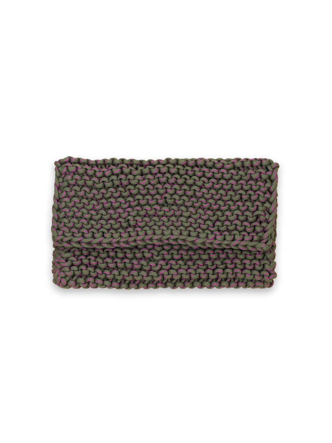 Odeeh Bag - Knitted clutch  green One Size